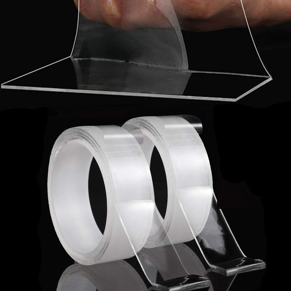 Cinta Nano Doble Cara LLPT 3 cm x 5 m Transparente Fuerte