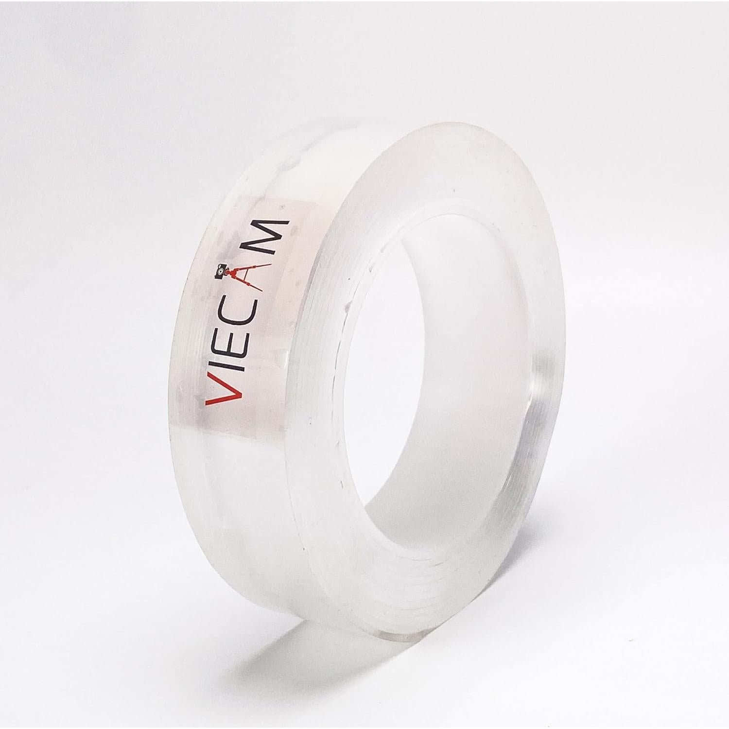 Cinta Adhesiva Doble Cara Viecam 3 cm x 3.05 m Transparente