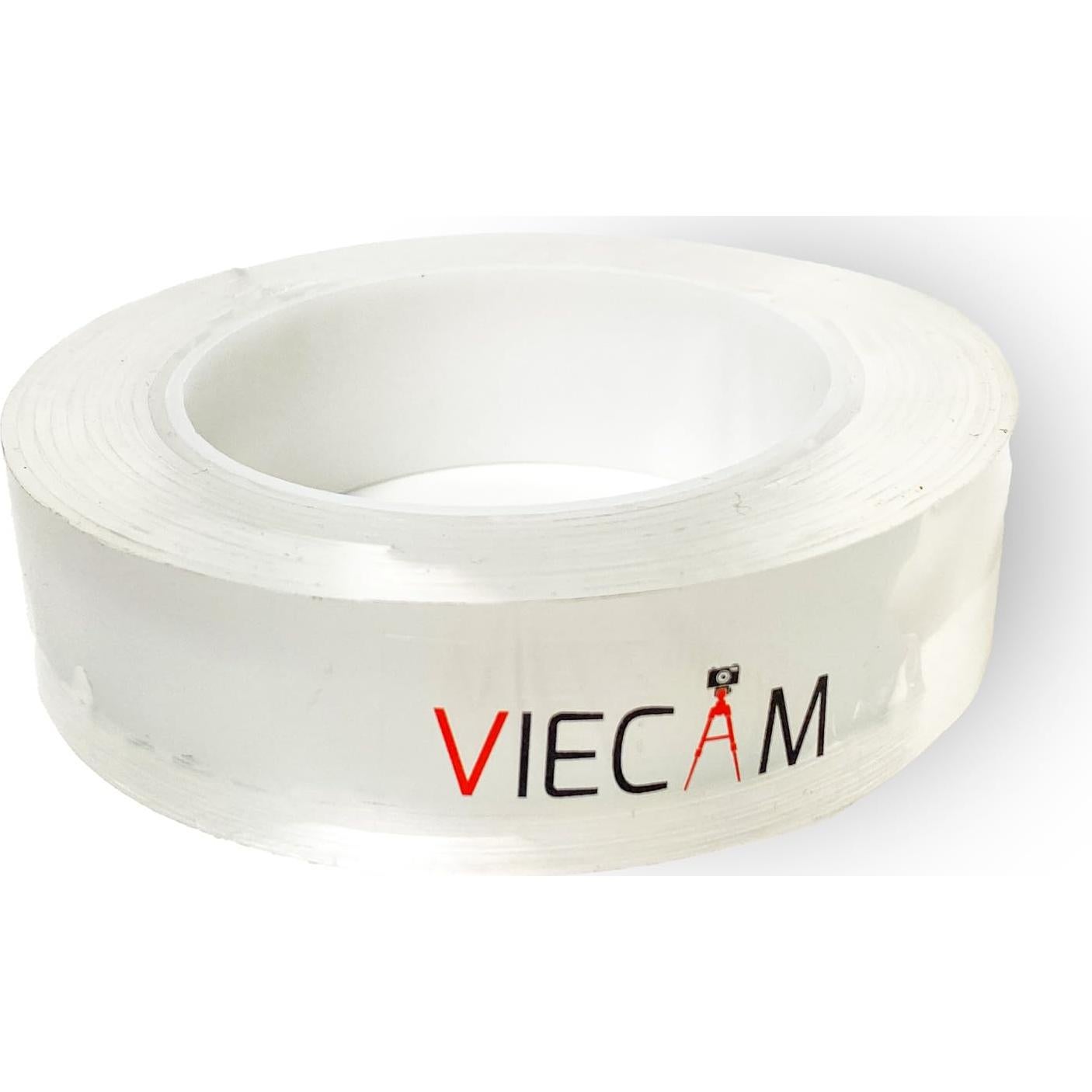 Cinta Adhesiva Doble Cara Viecam 3 cm x 3.05 m Transparente