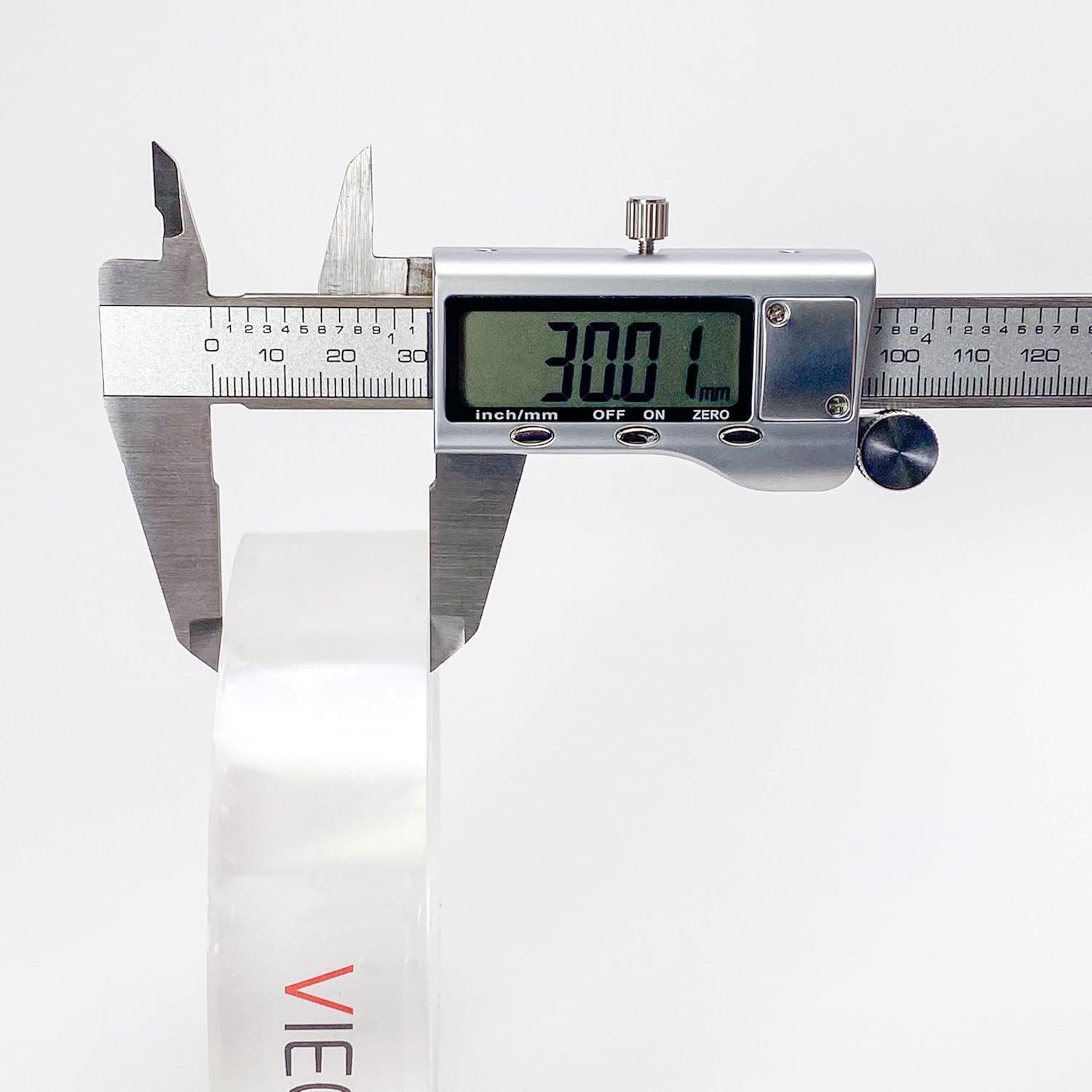 Cinta Adhesiva Doble Cara Viecam 3 cm x 3.05 m Transparente