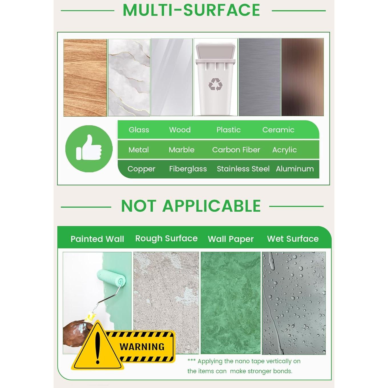 Cinta Adhesiva Doble Cara Nano PAGFAER 1.27 cm x 3.05 m