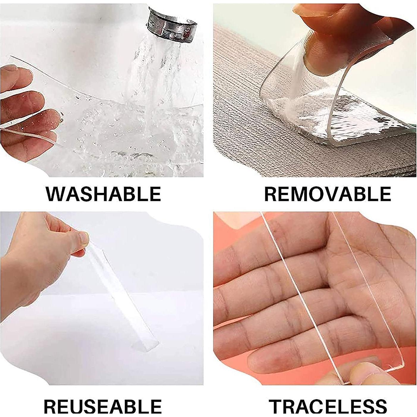 Cinta Nano Doble Cara 5 cm x 5 m Reutilizable Realth