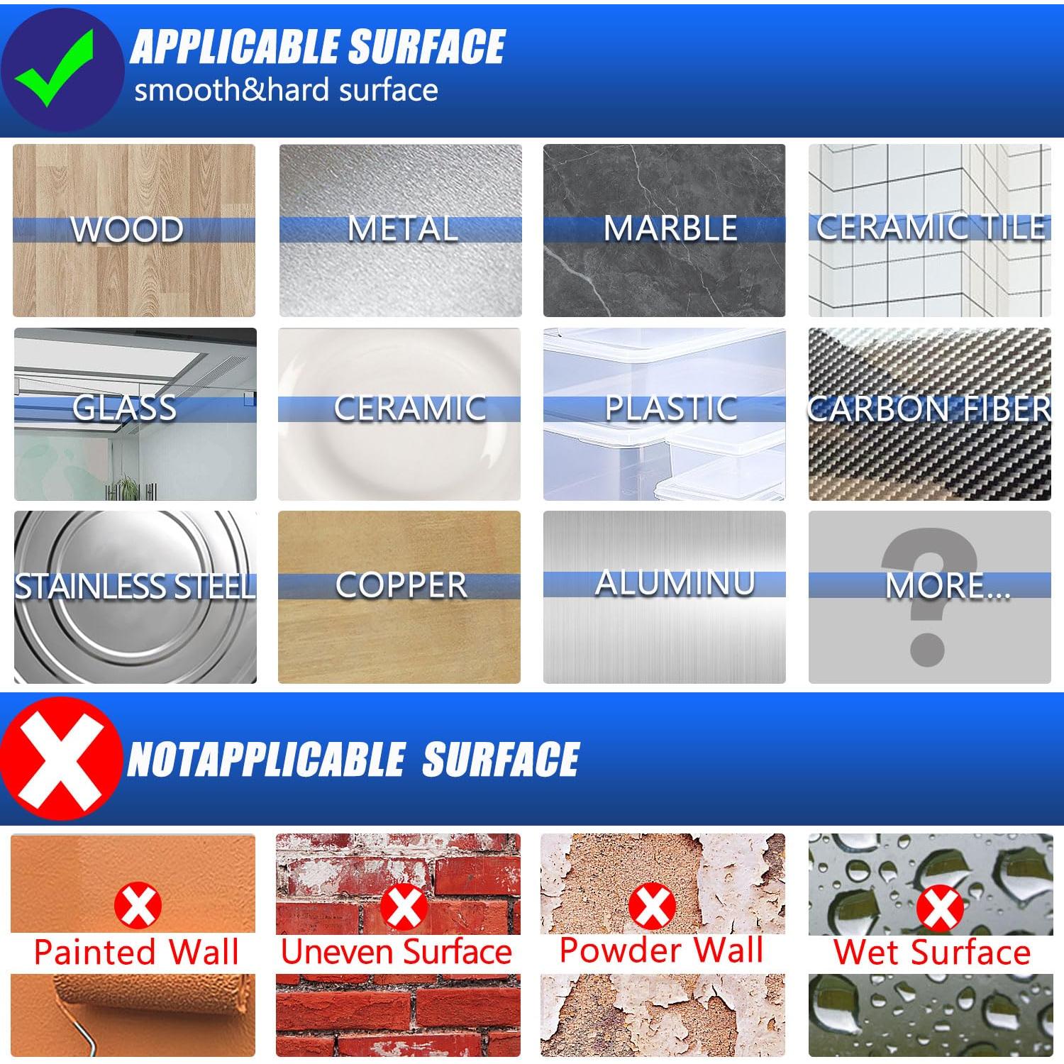 Cinta Adhesiva Doble Cara ZMUAXUAN 2 Rollos 20 pies Transparente