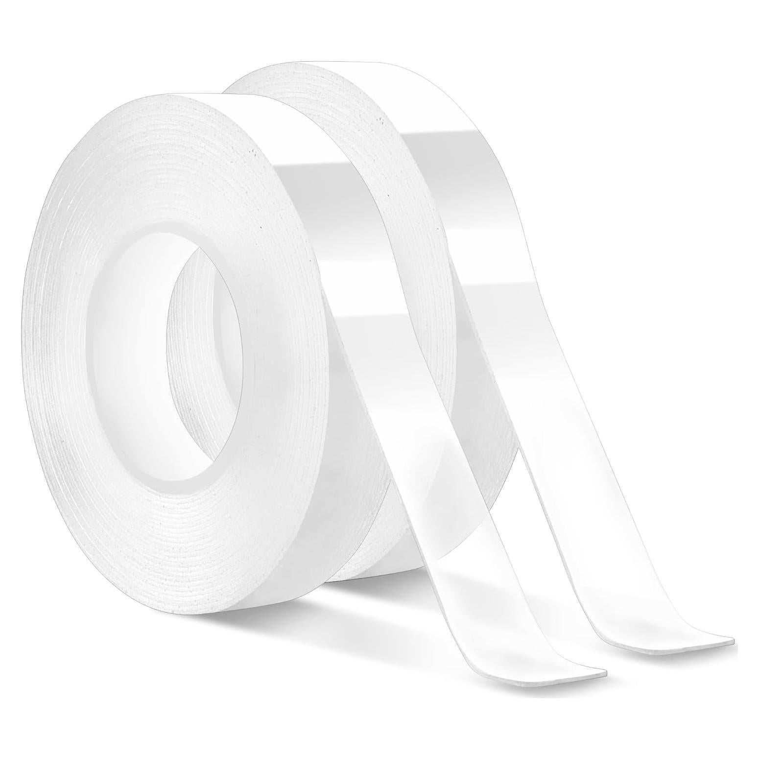 Cinta adhesiva de doble cara Vofauiss 2 rollos 599 cm alta resistencia