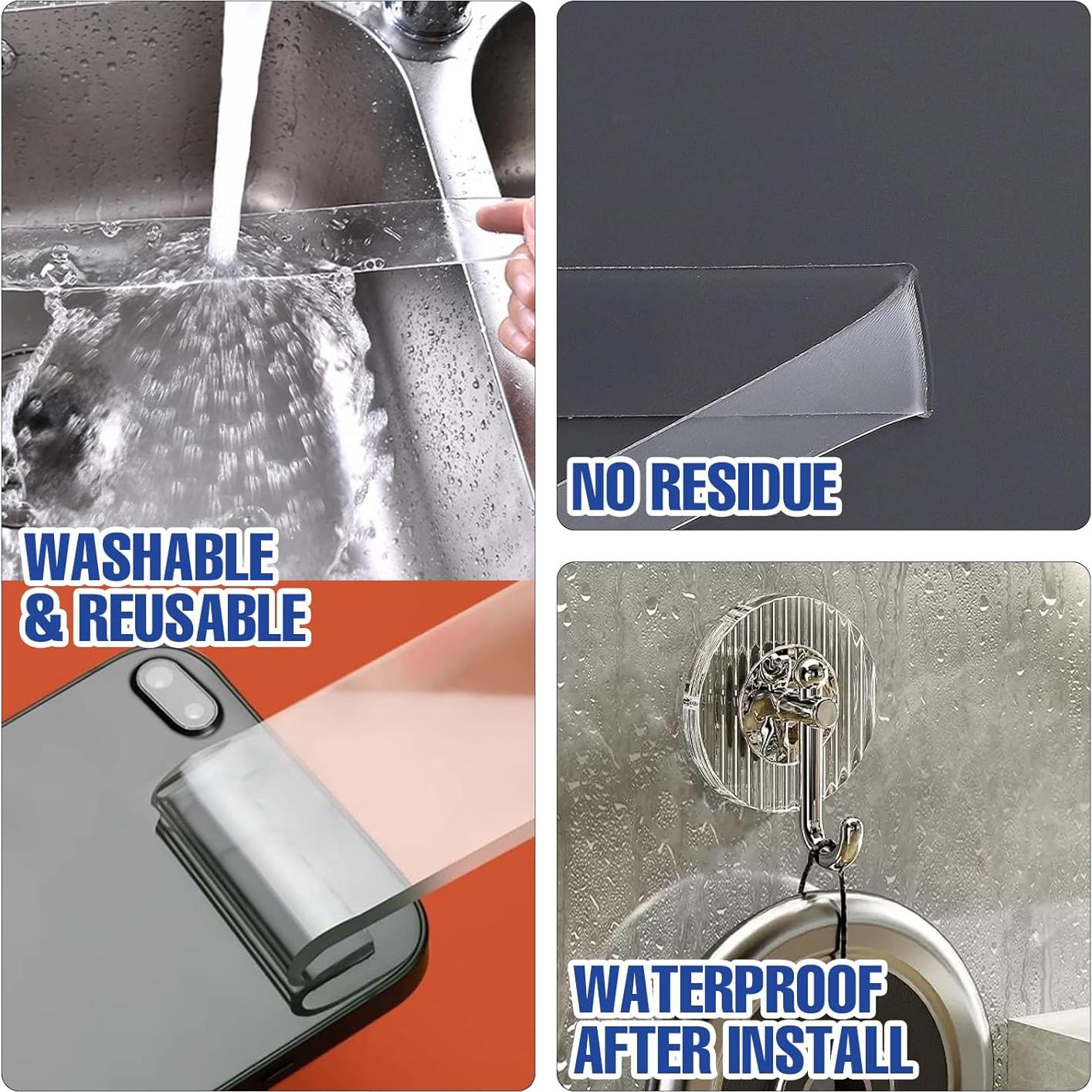 Cinta Doble Cara Alta Resistencia SMTAPESPRO 6.1m 2 Rollos