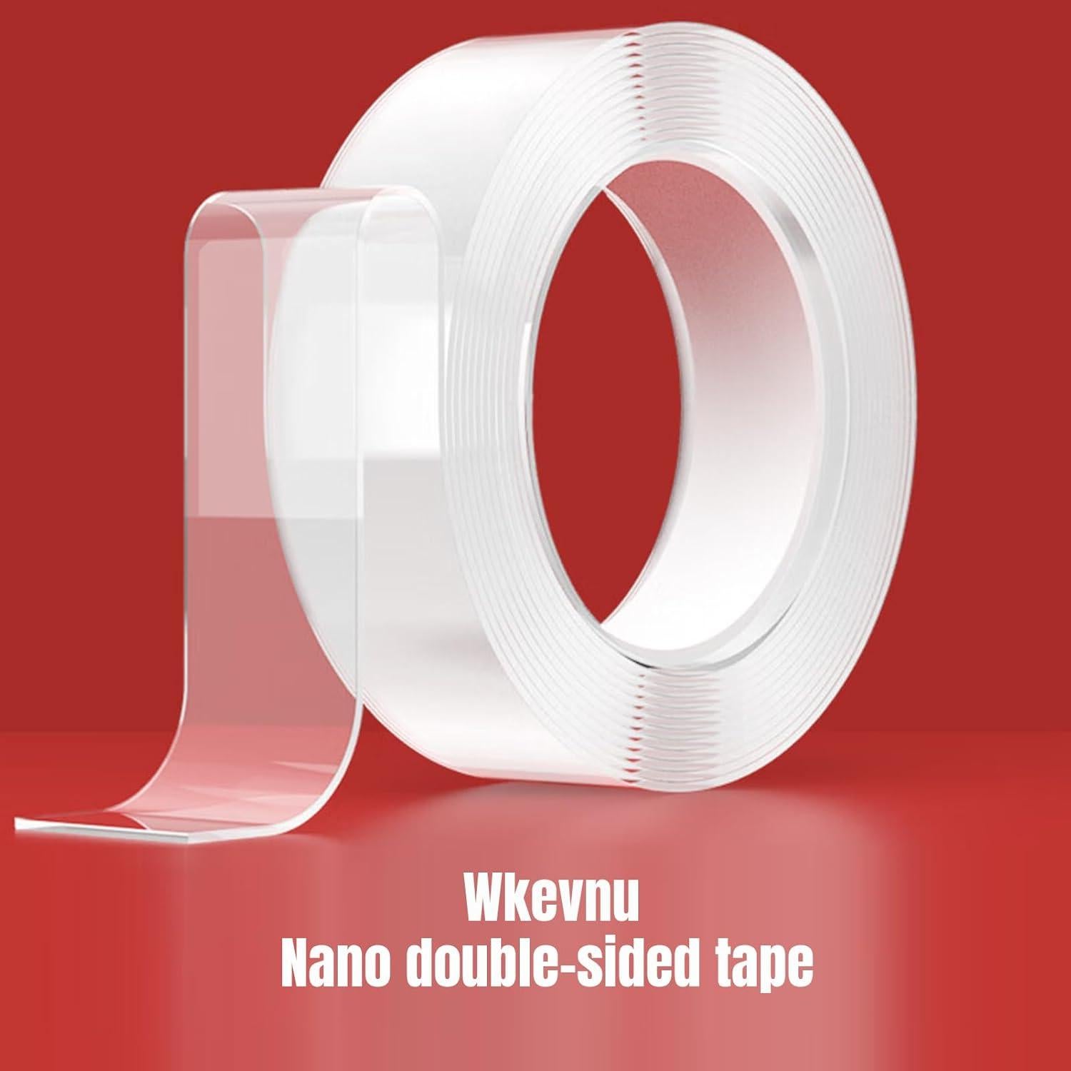 Cinta Doble Cara Nano Wkevnu 3.05m Transparente Resistente