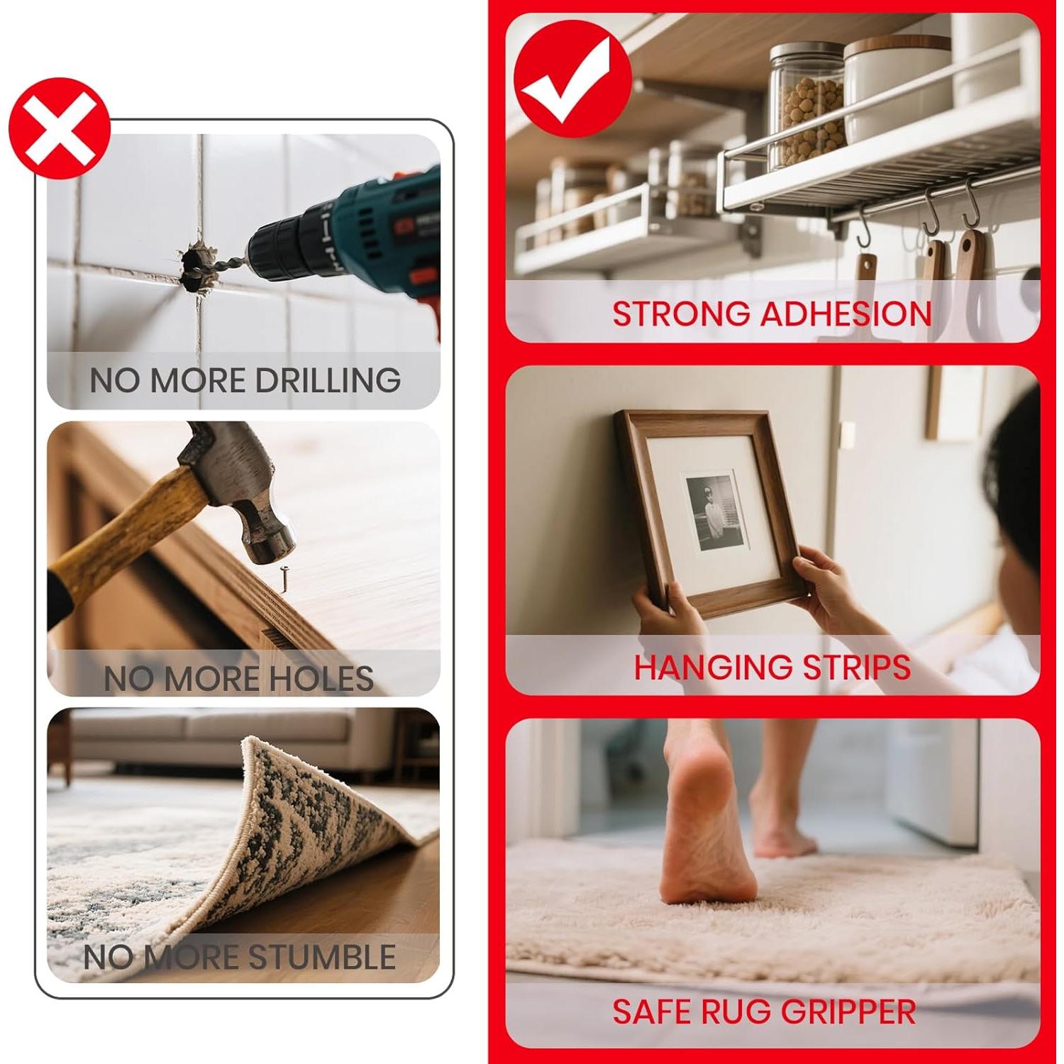 Cinta Adhesiva Doble Cara ADHES 3cm x 5m Reutilizable y Fuerte