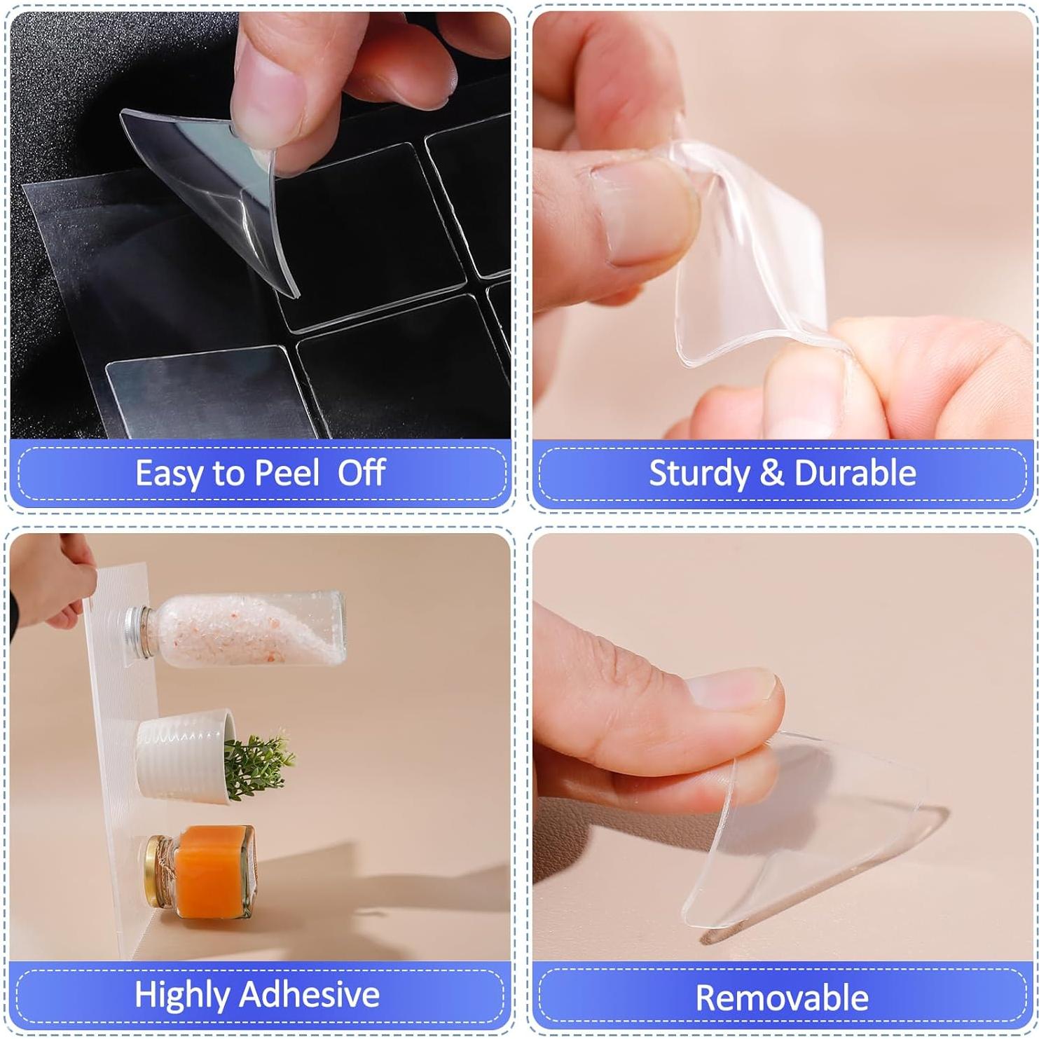 Cinta Doble Cara Nano TroyStudio 270 Pcs 4x4 cm Alta Adhesión