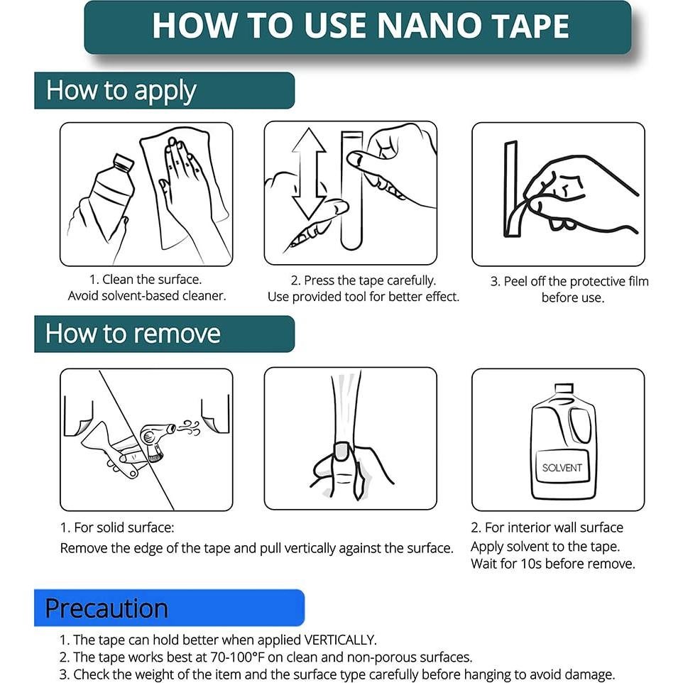 Cinta Adhesiva Doble Cara Miscyder 10M Transparente Removible