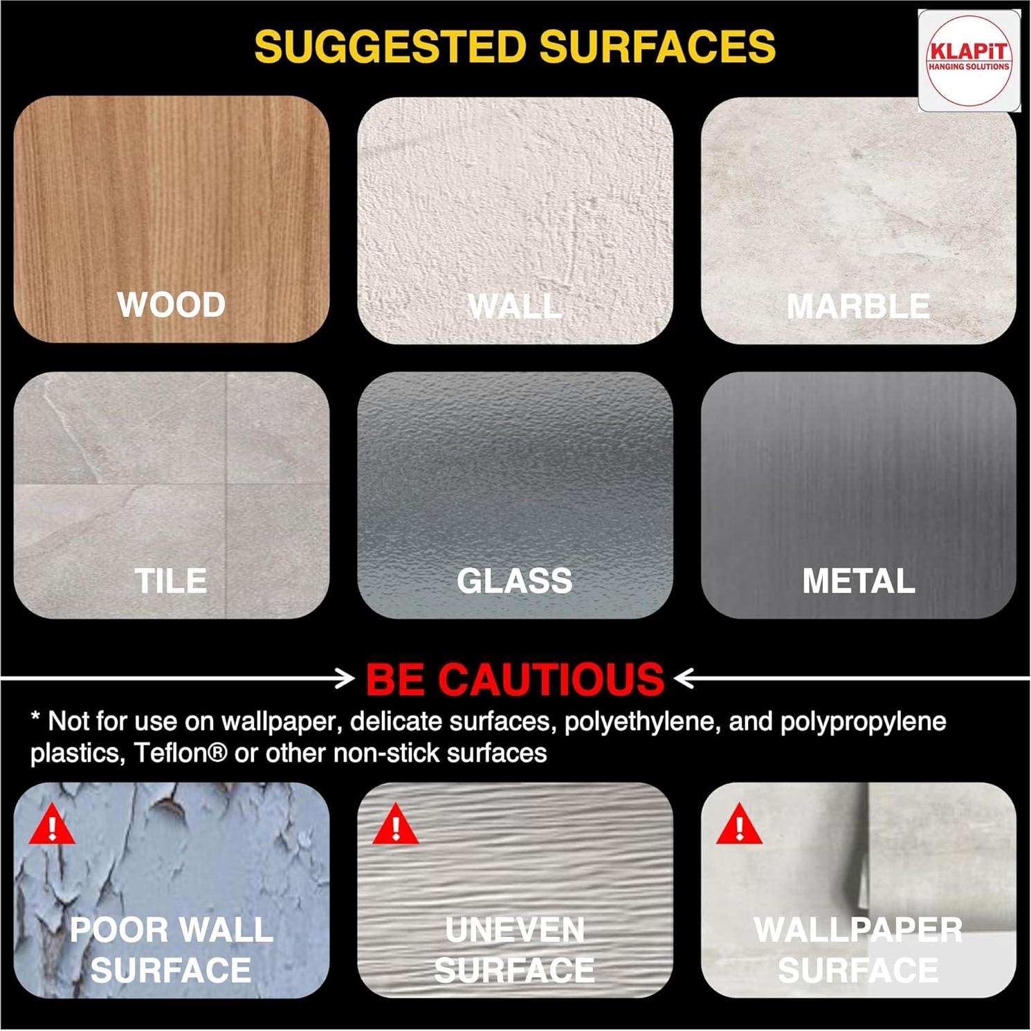 Cinta Doble Cara KLAPiT 20cm Alta Resistencia 68kg Transparente