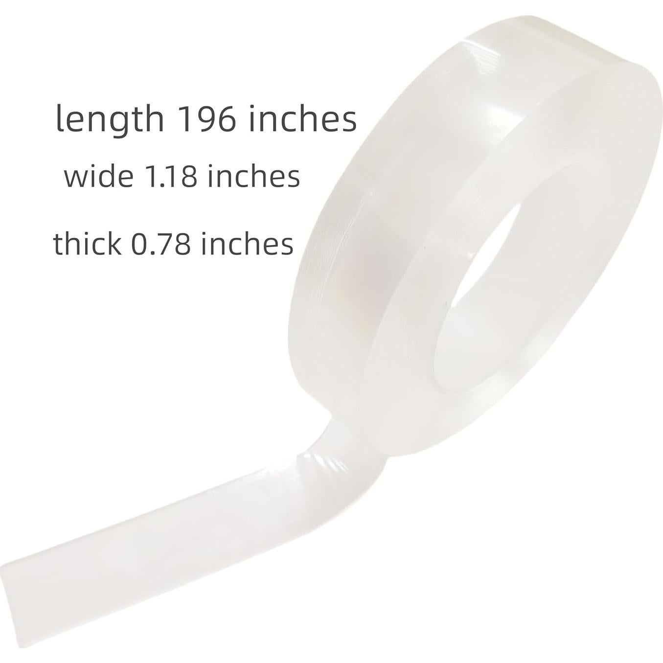 Cinta Nano Transparente Doble Cara MDANNO 498 cm Alta Resistencia