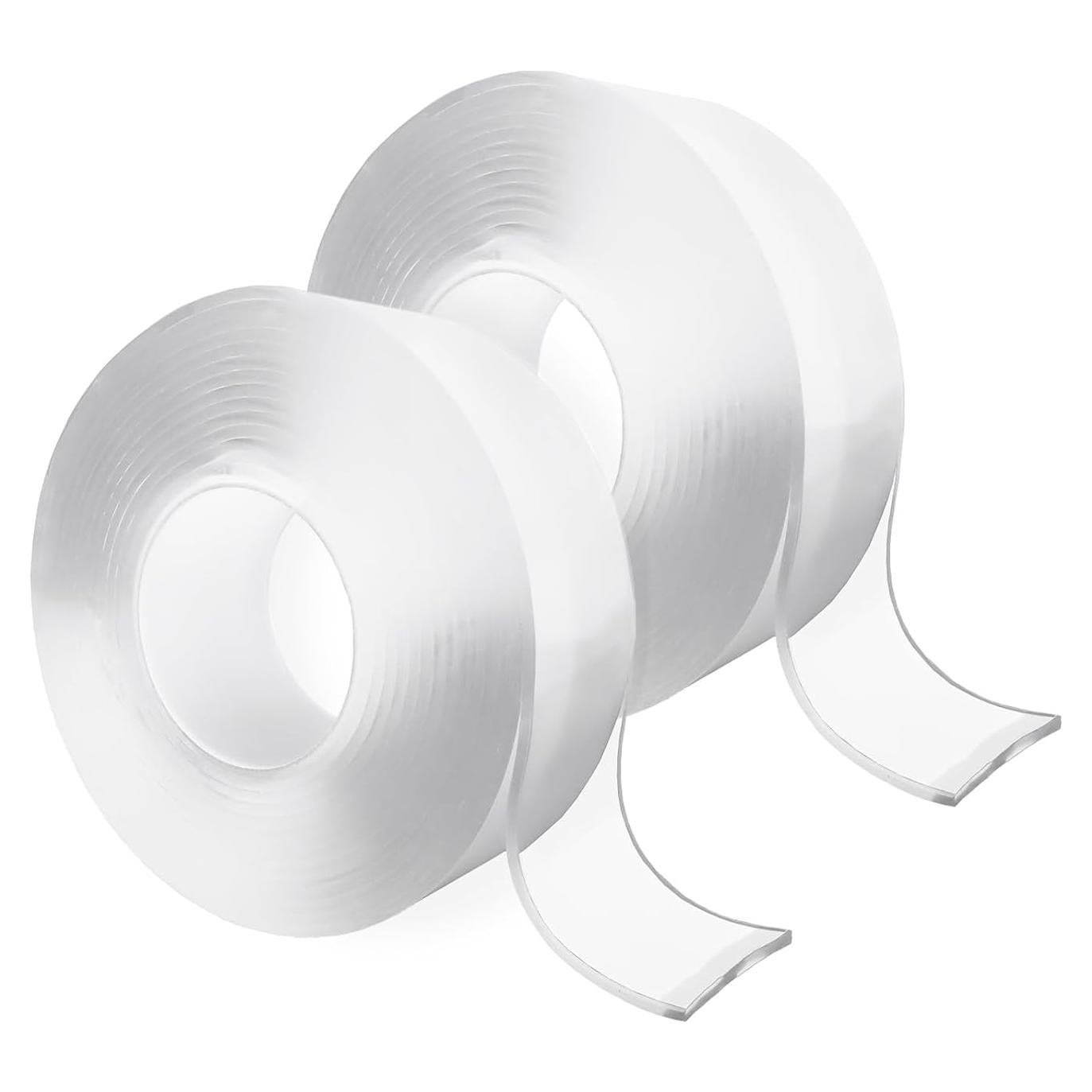 2 Rollos de Cinta Nano Doble Cara Ykimok 3m Transparente