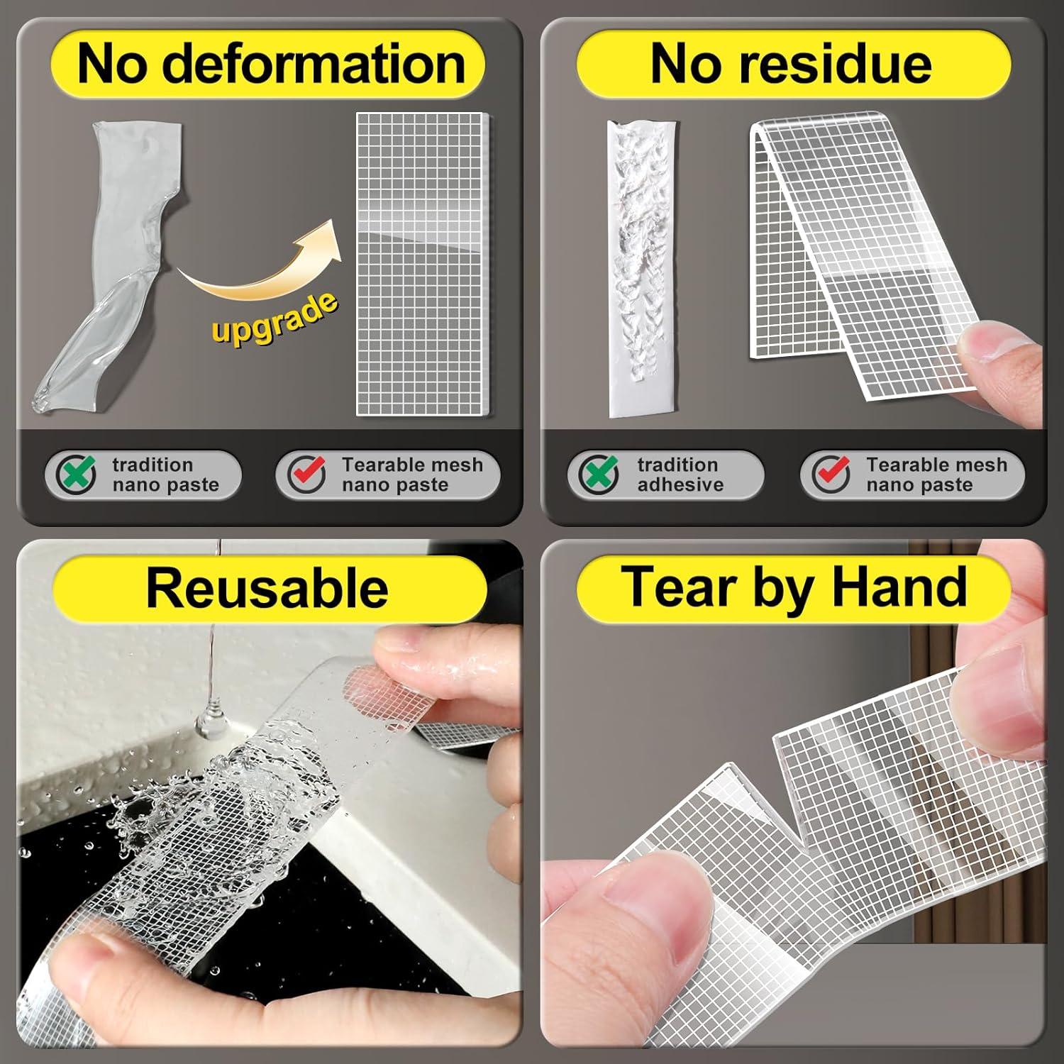 Cinta Adhesiva Doble Cara Nano PACKKA 3m Transparente Alta Resistencia