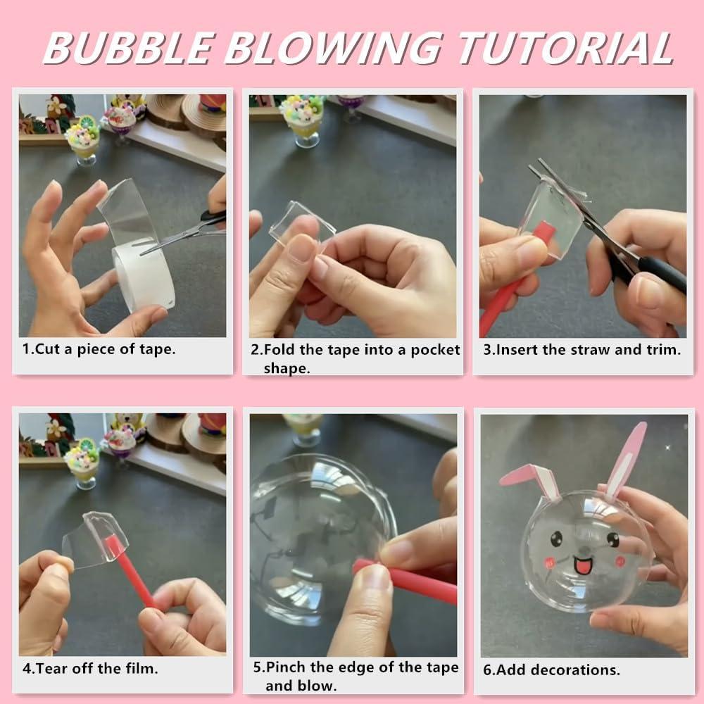 Kit de Burbujas de Cinta Nano AooeDomi para Niños - 17.5x10.7cm