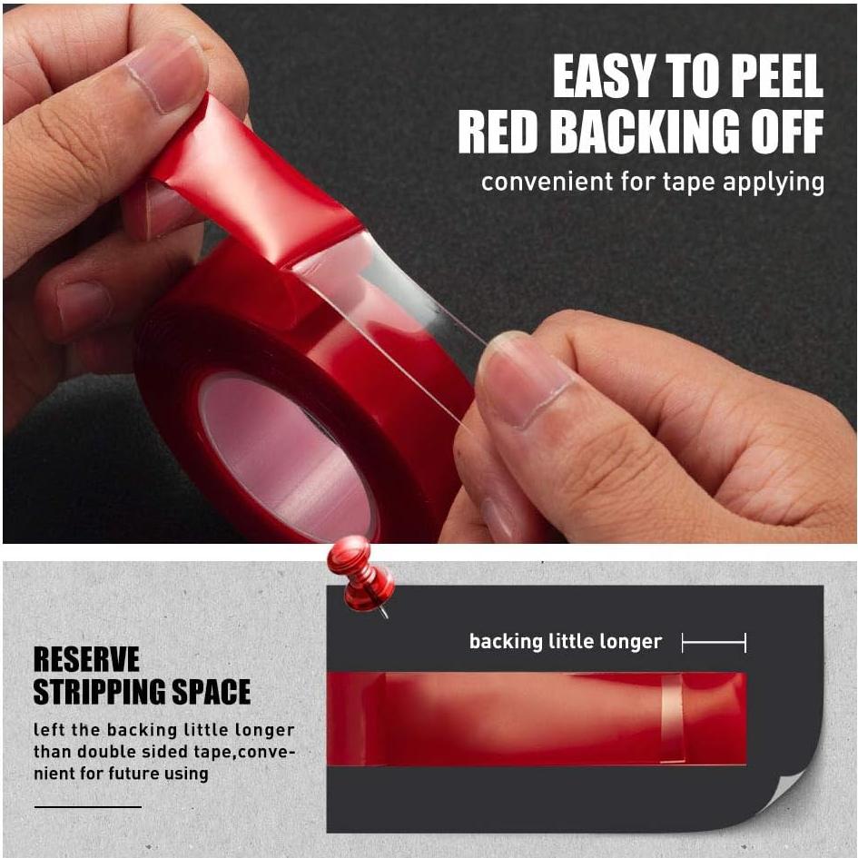 Cinta Doble Cara VERSAF 1.27cm x 3m Acrílica Transparente