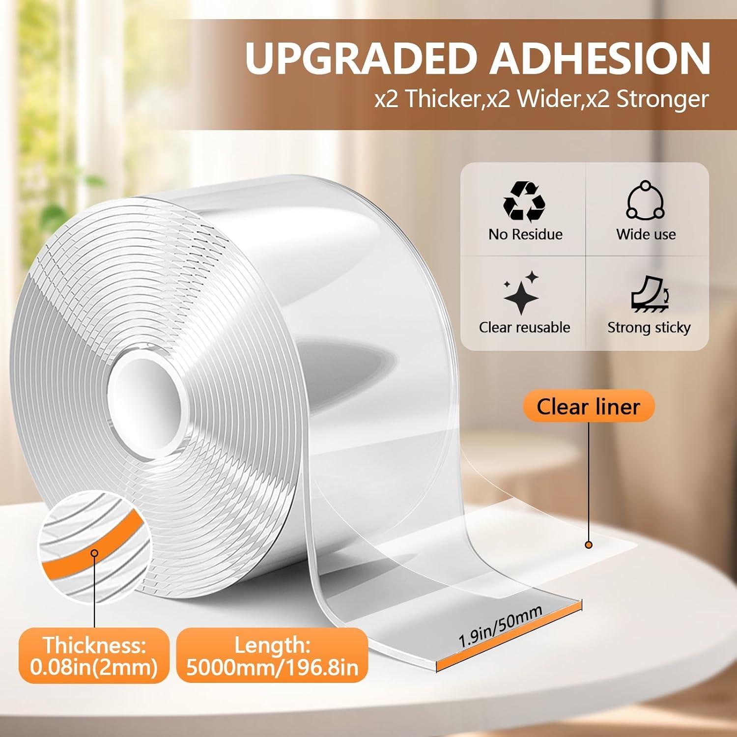 Cinta Adhesiva Doble Cara Nano 5 cm x 3.05 m JD