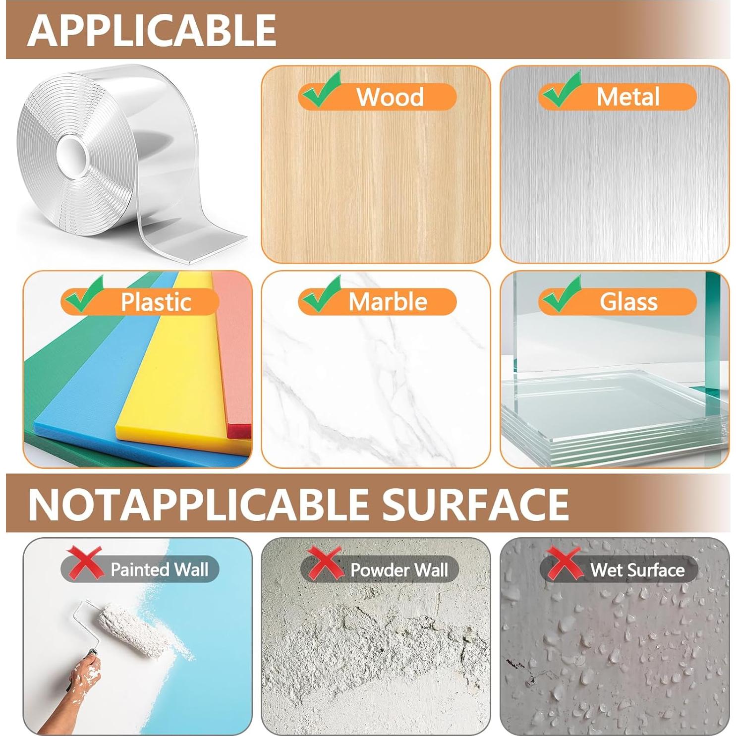 Cinta Adhesiva Doble Cara Nano 5 cm x 3.05 m JD