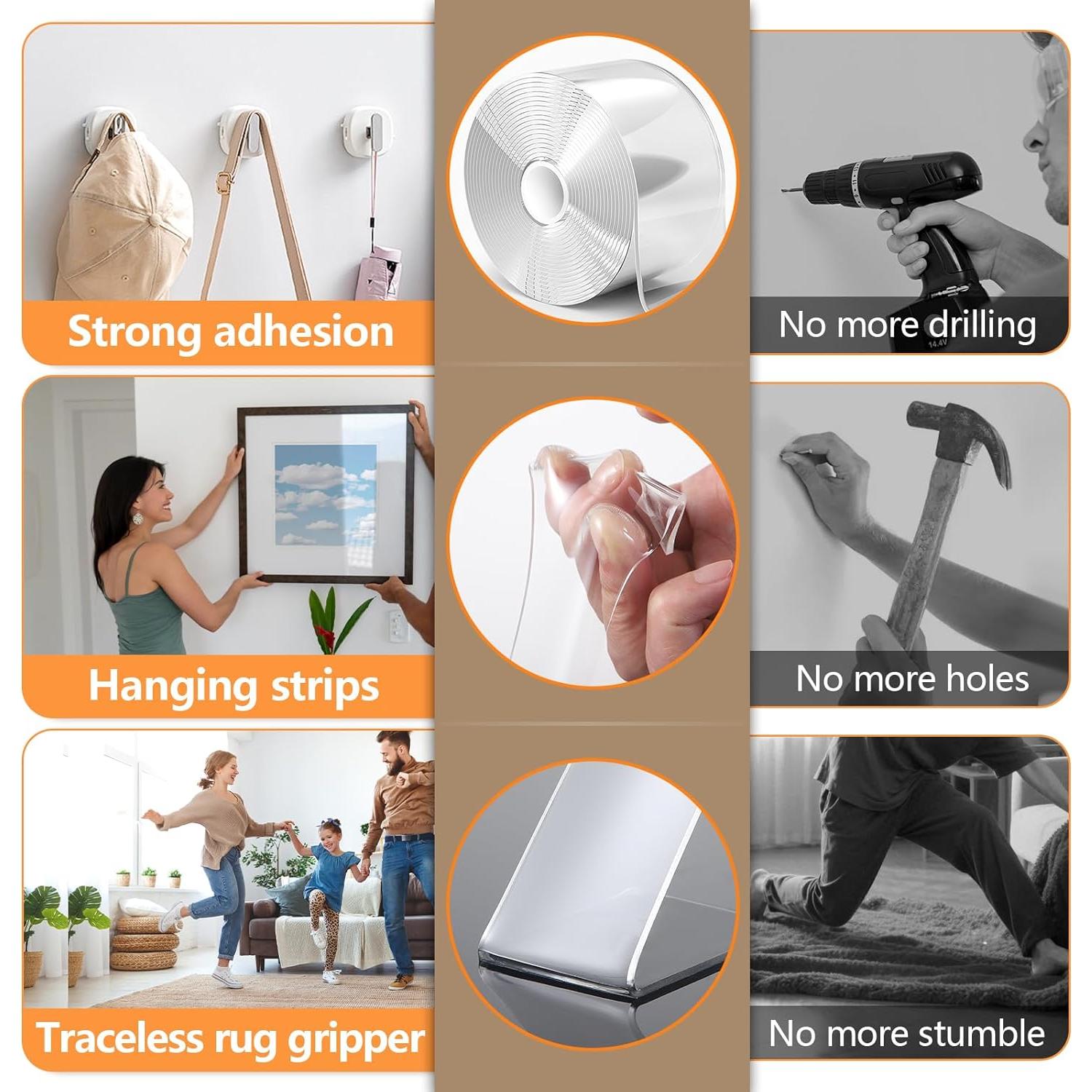 Cinta Adhesiva Doble Cara Nano 5 cm x 3.05 m JD