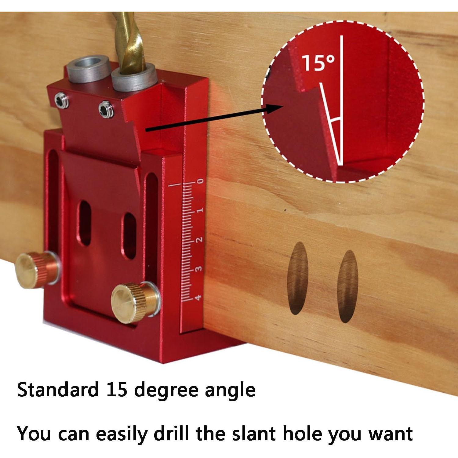 Plantilla de Agujeros en Ángulo YoTmake con Brocas y Tornillos