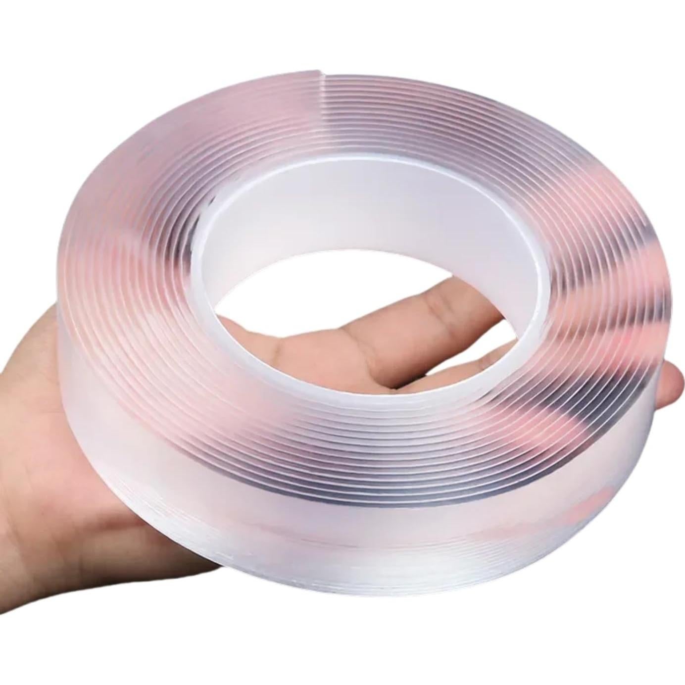 Cinta Doble Cara Nano Dzrige 5M Transparente Impermeable