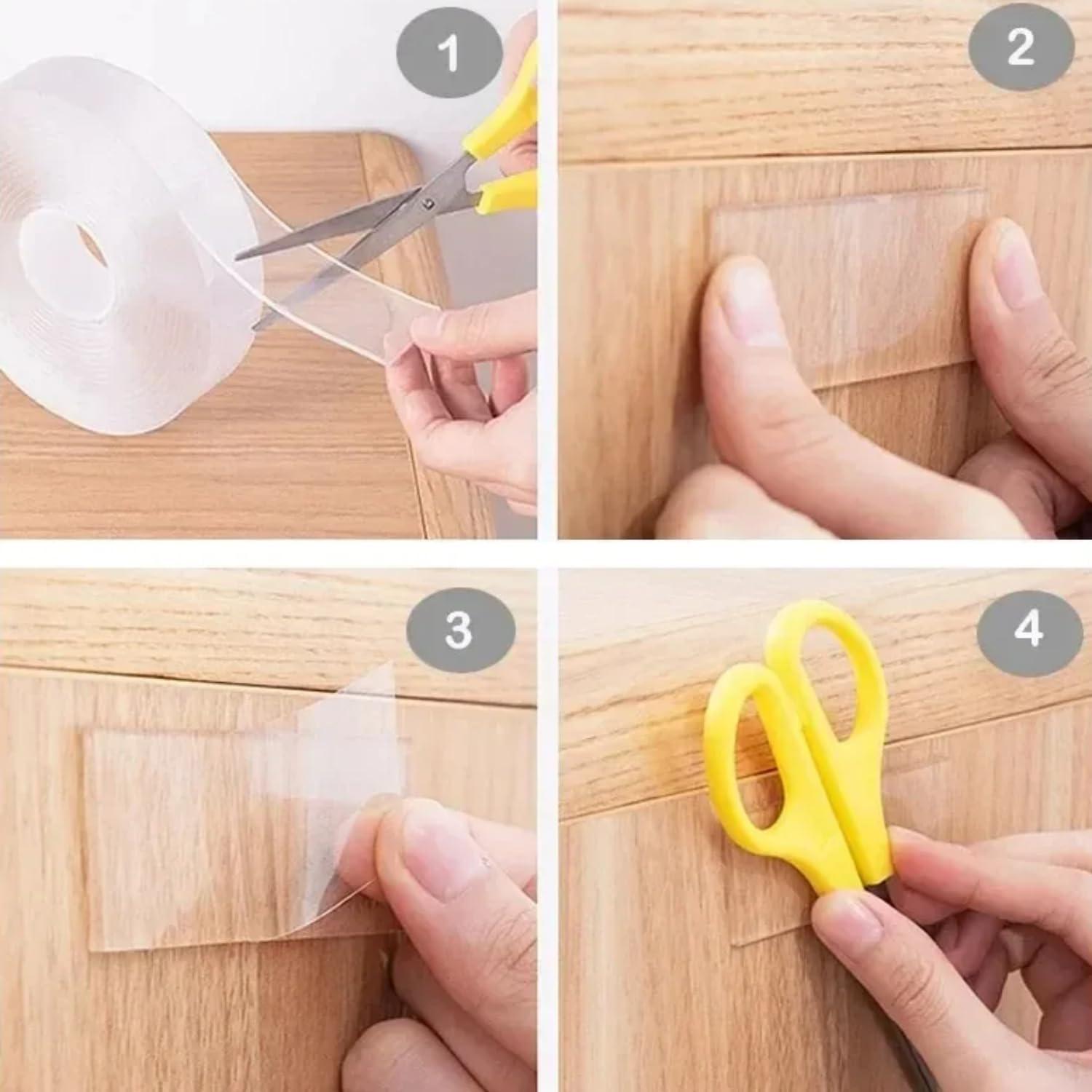 Cinta Doble Cara Nano Dzrige 5M Transparente Impermeable