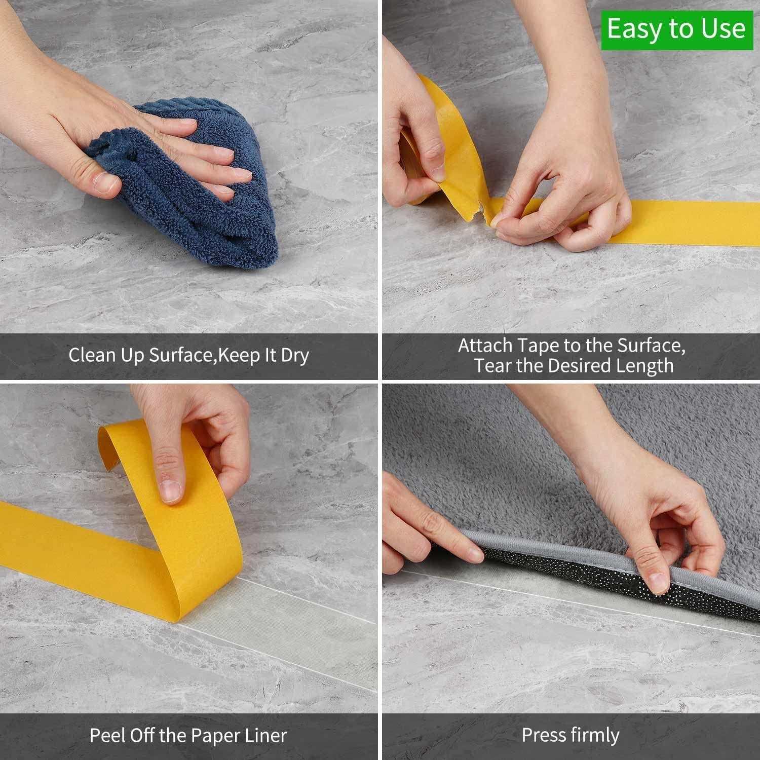 Cinta Doble Cara MILEQEE 20m Alta Resistencia Transparente