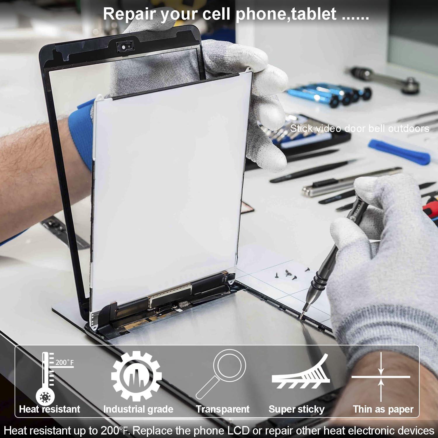 Cinta Adhesiva Doble Cara Transparente 10mm x 11M Aihoulu