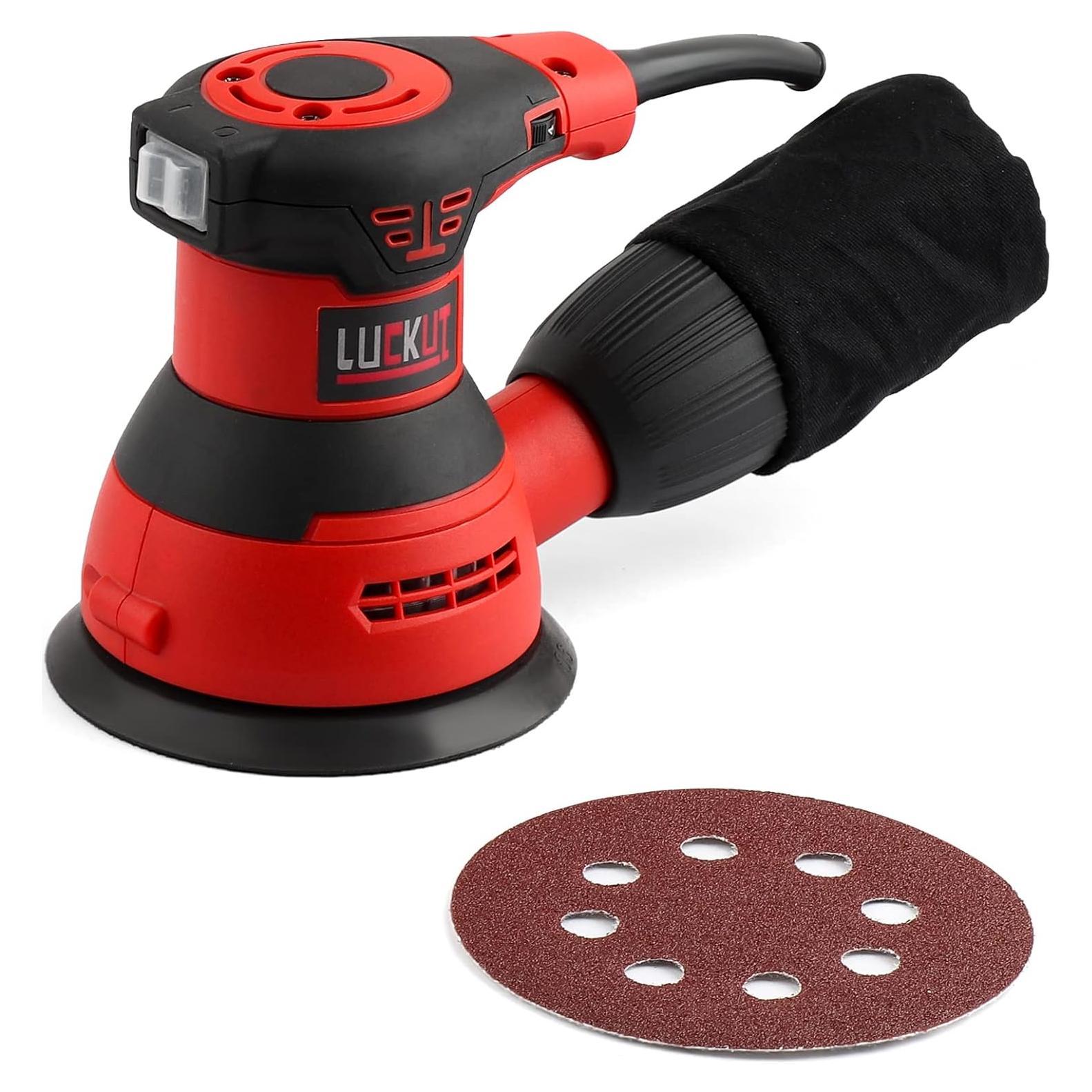Lijadora Orbital Eléctrica LUCKUT 5" 3Amp 7000-14000 RPM