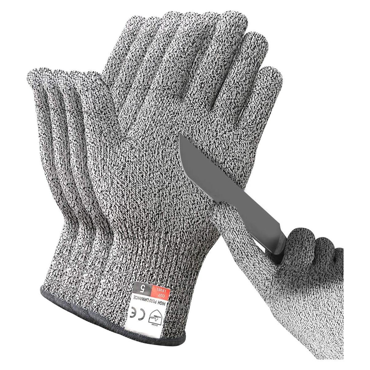 Guantes Resistentes a Cortes DEYAN Nivel 5 - 2 Pares XL