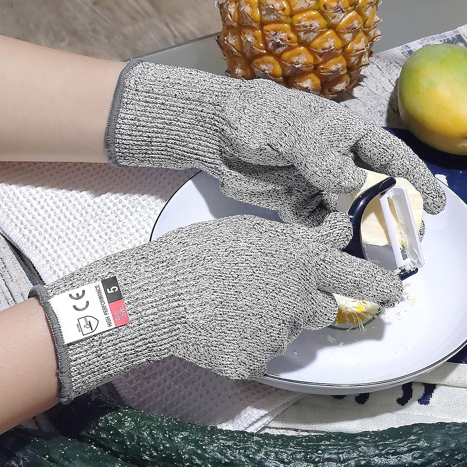 Guantes Resistentes a Cortes DEYAN Nivel 5 - 2 Pares XL