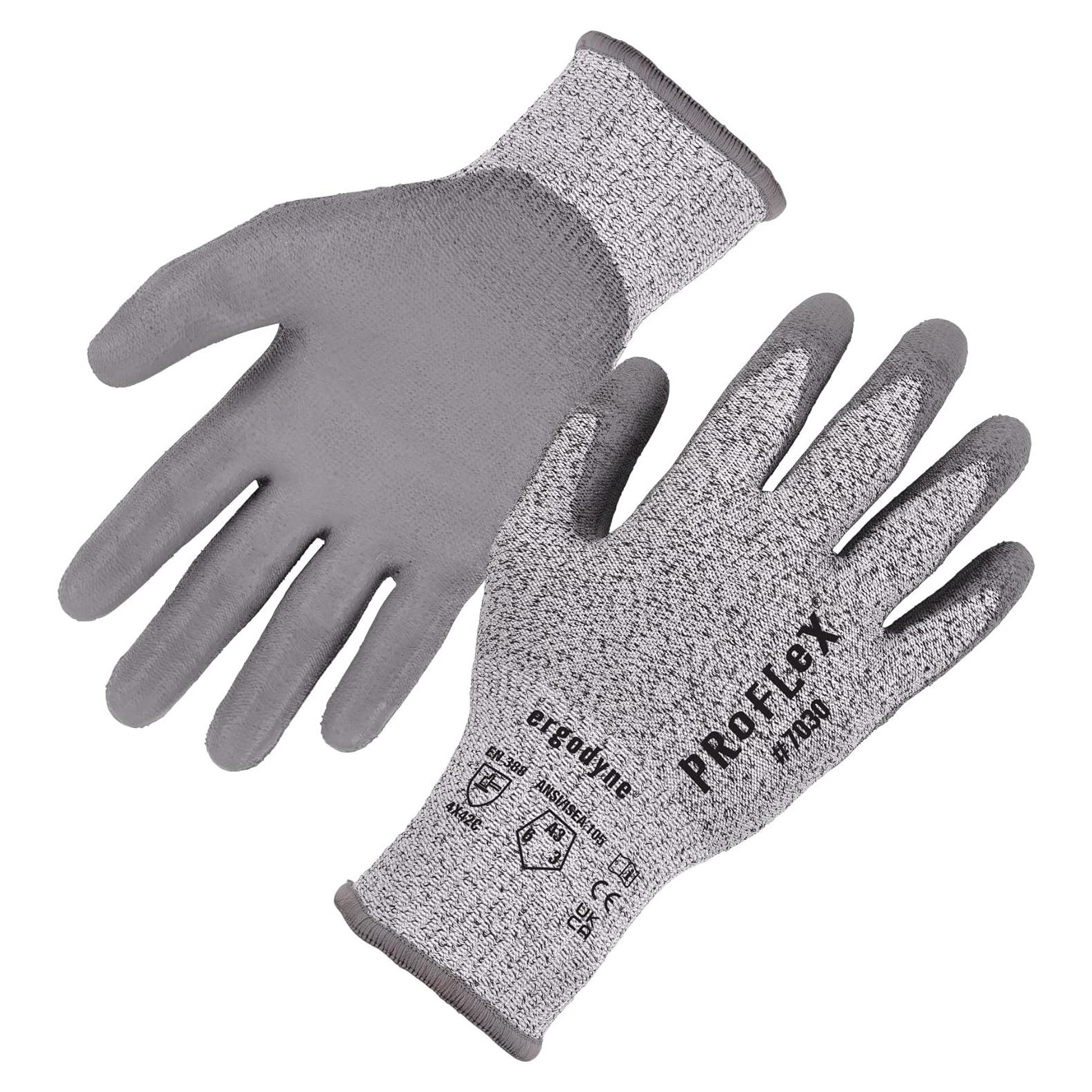 Guantes de Trabajo Ergodyne ProFlex 7030 A3, 2X-Grande, Gris