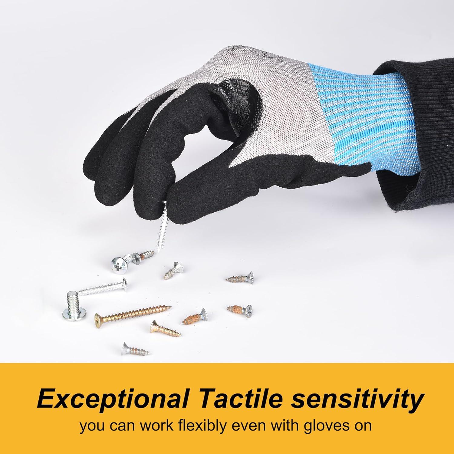 Guantes de Trabajo Resistentes a Cortes DINOPRO A9 - X-Large