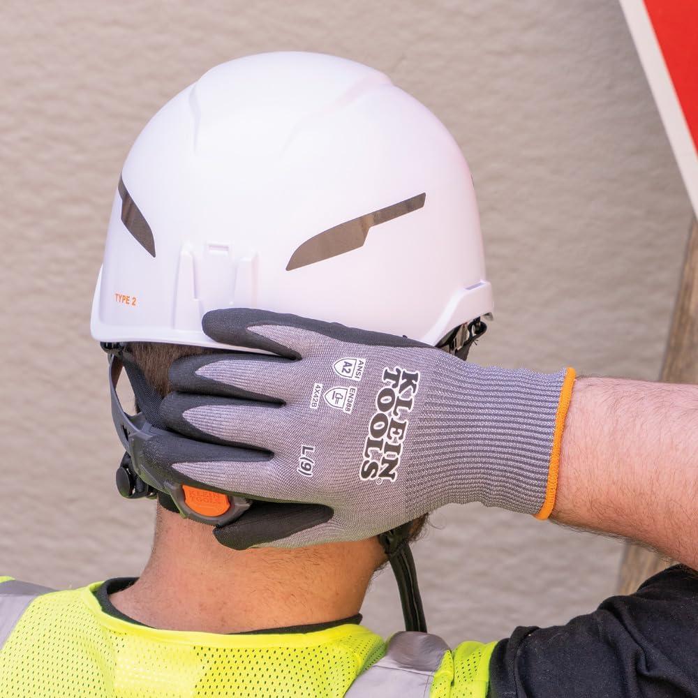 Guantes de Trabajo Klein Tools 60584, Resistentes a Cortes, Táctiles, Medianos, 2 Pares