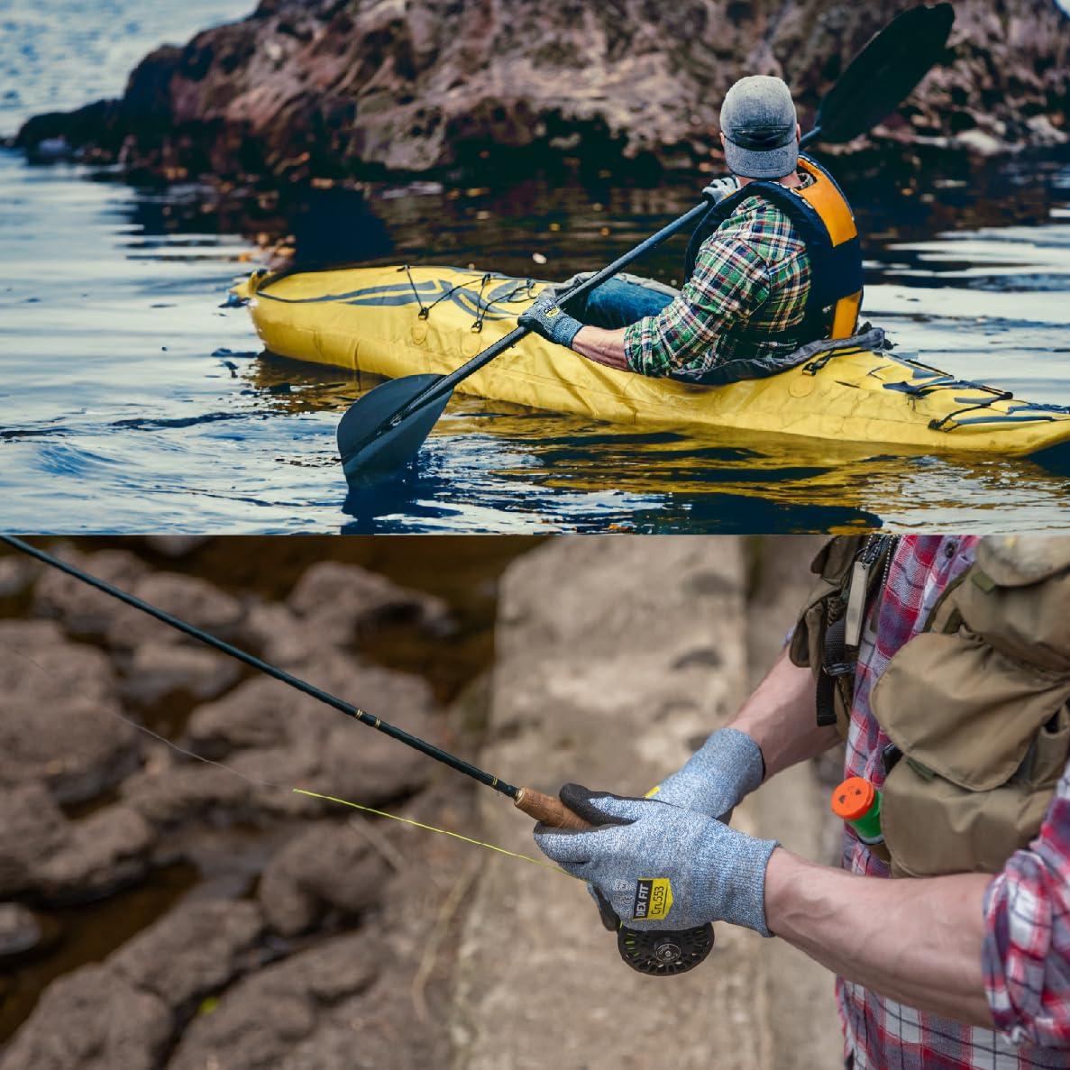 Guantes Anticorte DEX FIT Cru553T - Ajuste 3D, Gris M