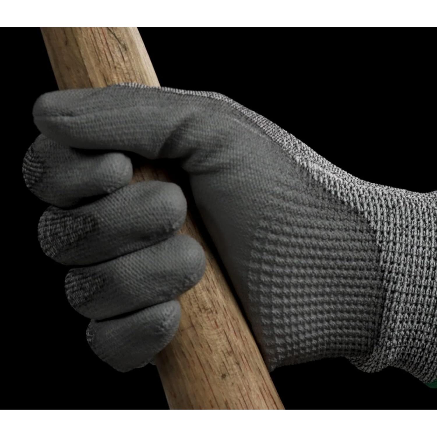 Guantes de Trabajo Magid D-Roc ANSI A4 Poliuretano 12 Pares T10