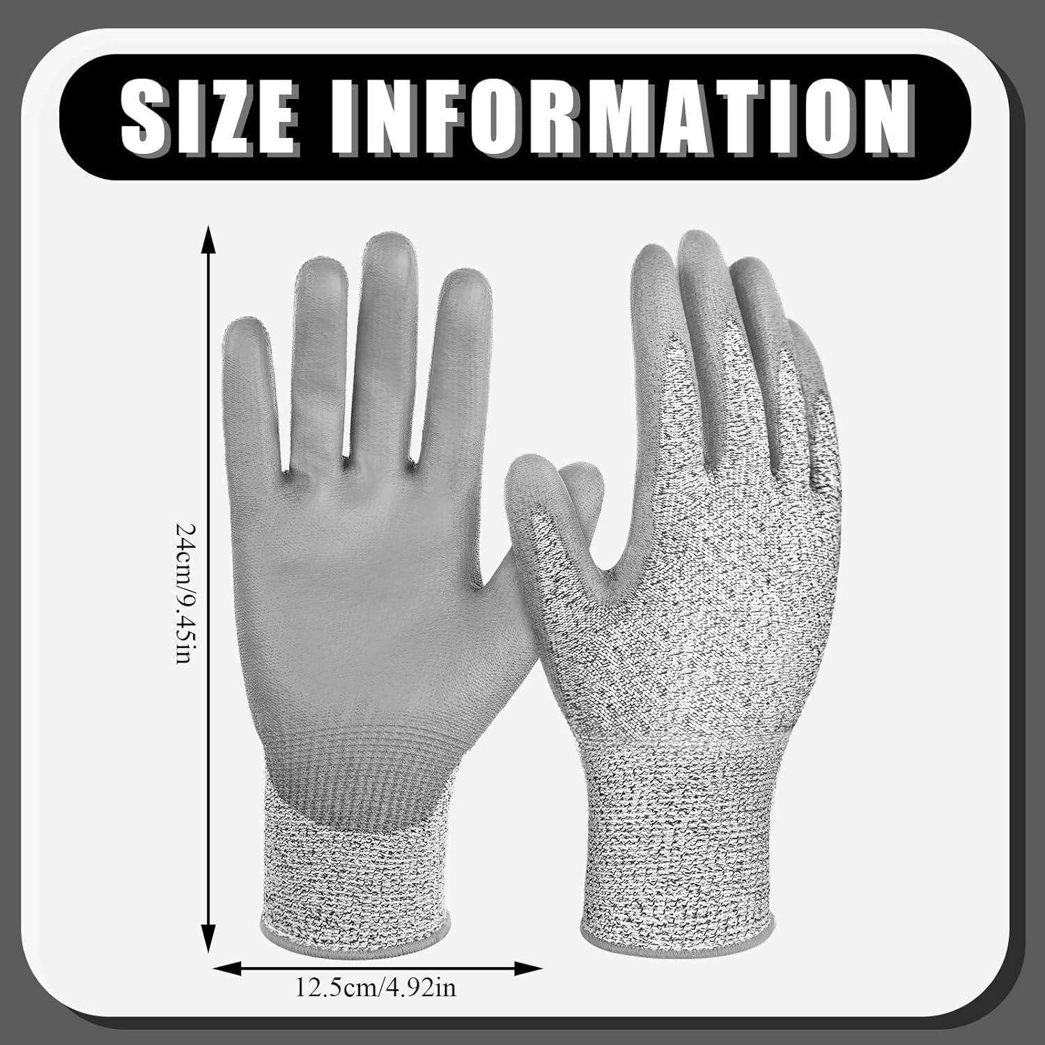 Guantes Resistentes a Cortes Janmercy 3 Pares Nivel 5