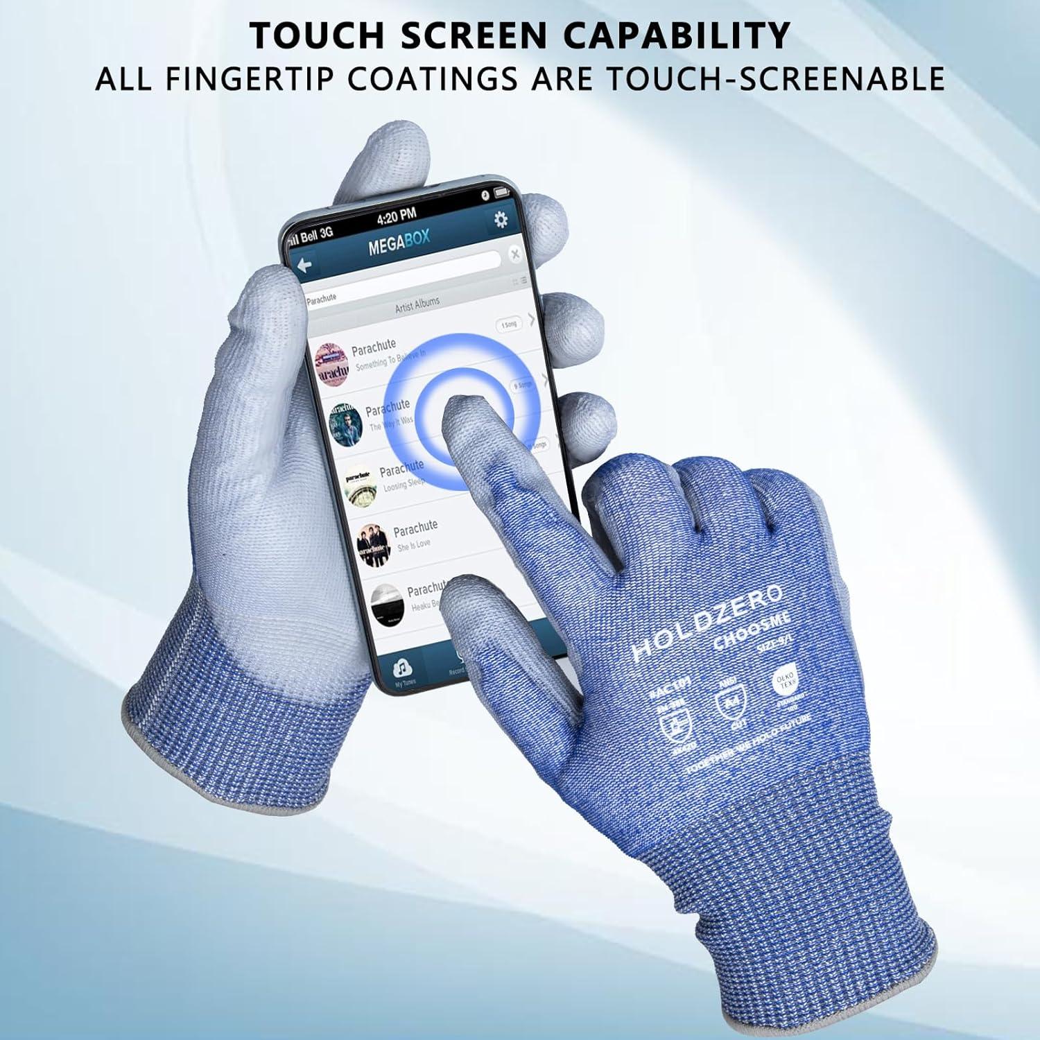 Guantes Resistentes a Cortes A4 HOLDZERO - Seguridad y Comodidad