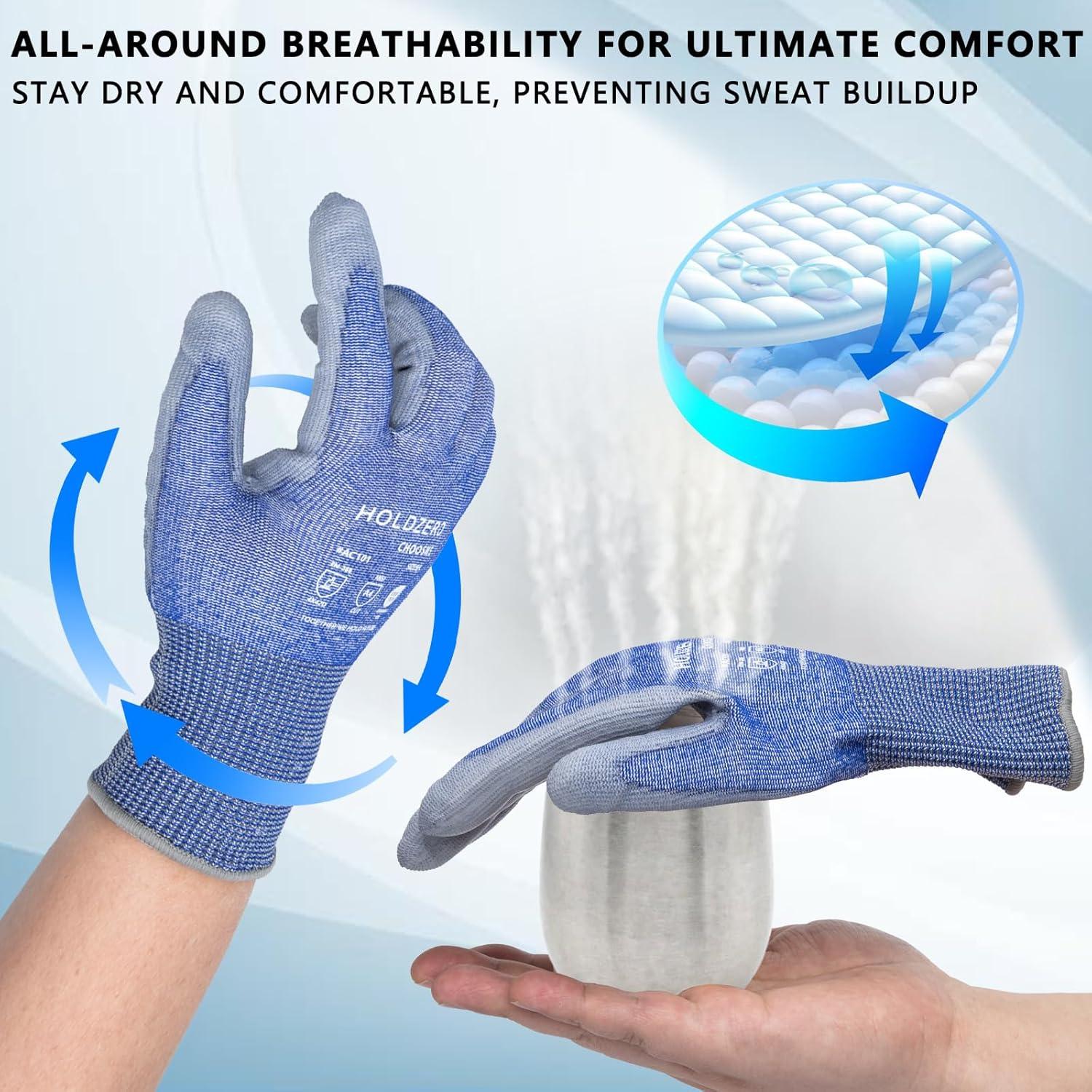 Guantes Resistentes a Cortes A4 HOLDZERO - Seguridad y Comodidad