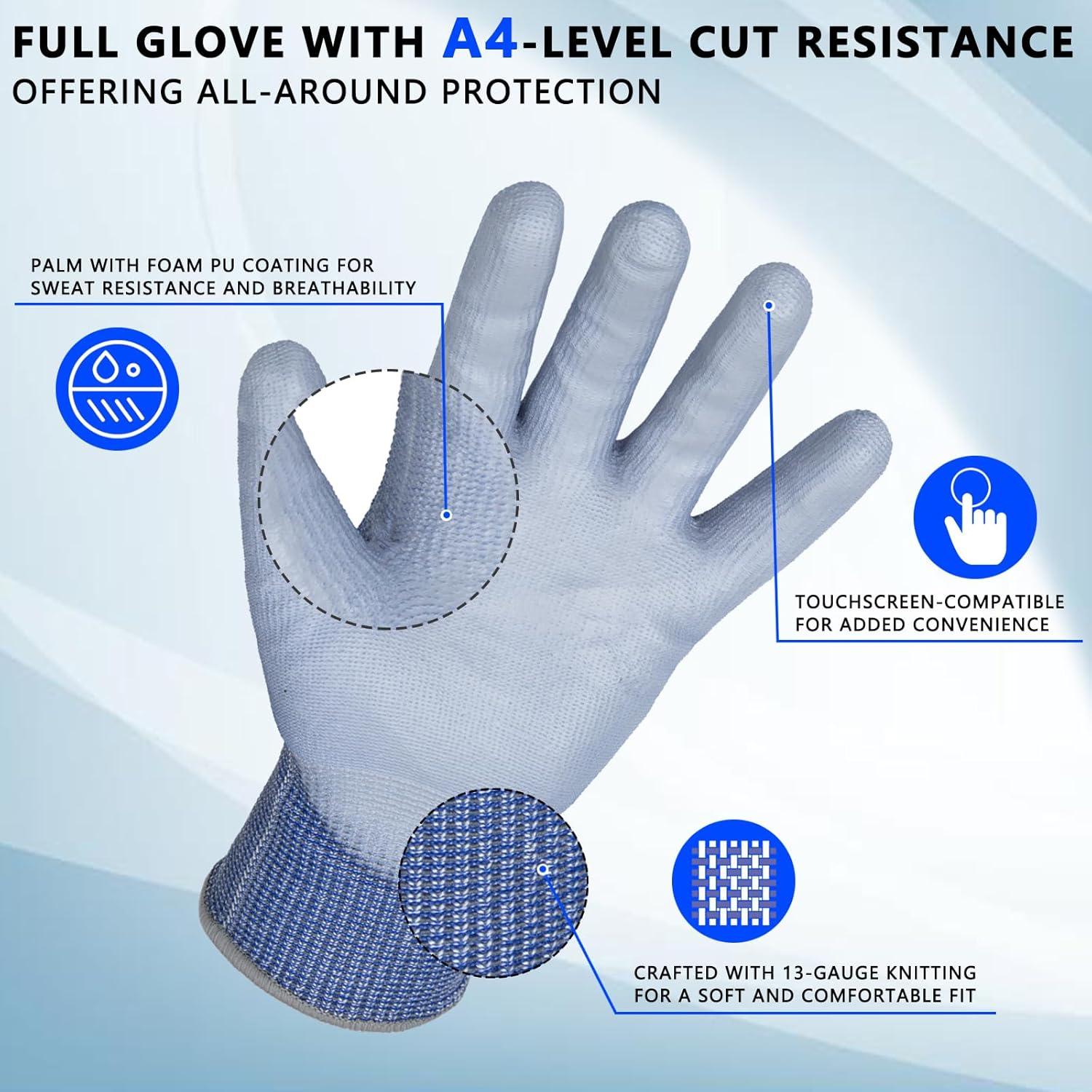 Guantes Resistentes a Cortes A4 HOLDZERO - Seguridad y Comodidad