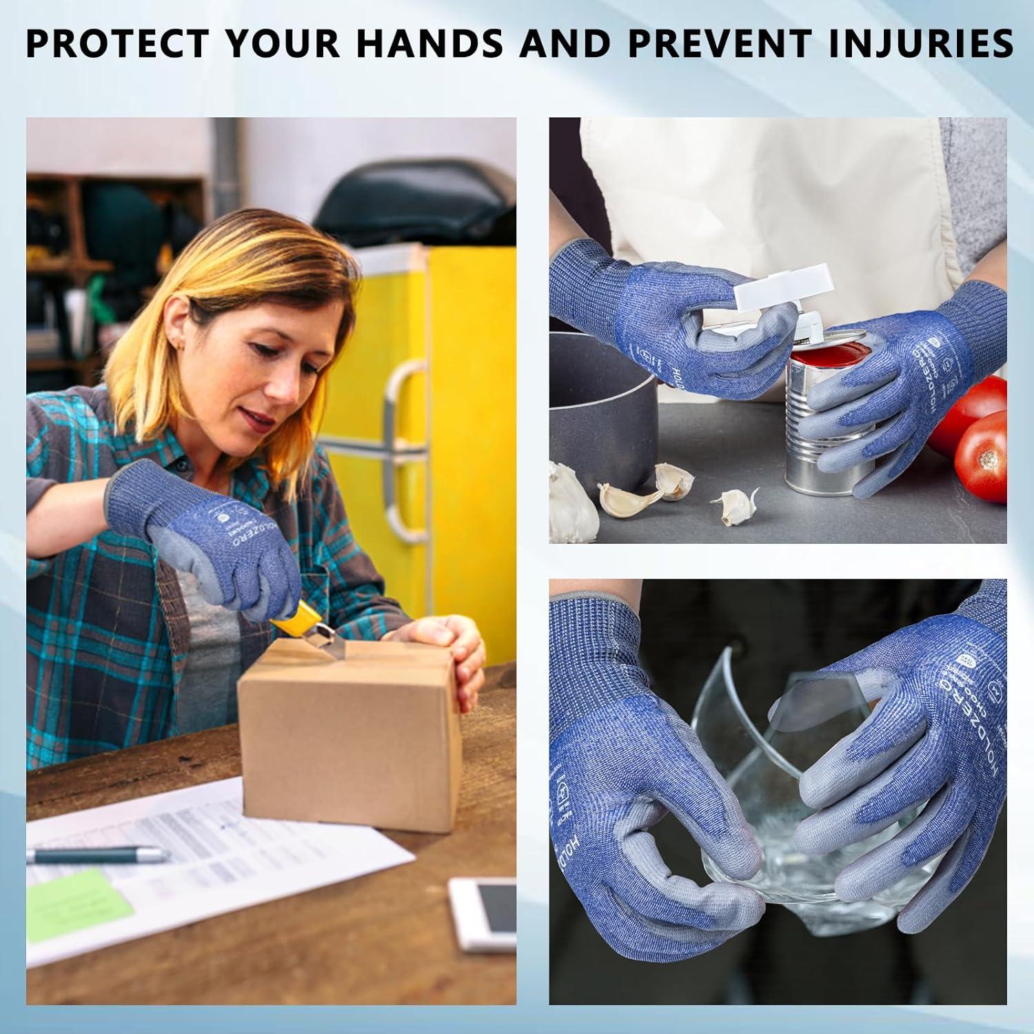 Guantes Resistentes a Cortes A4 HOLDZERO - Seguridad y Comodidad