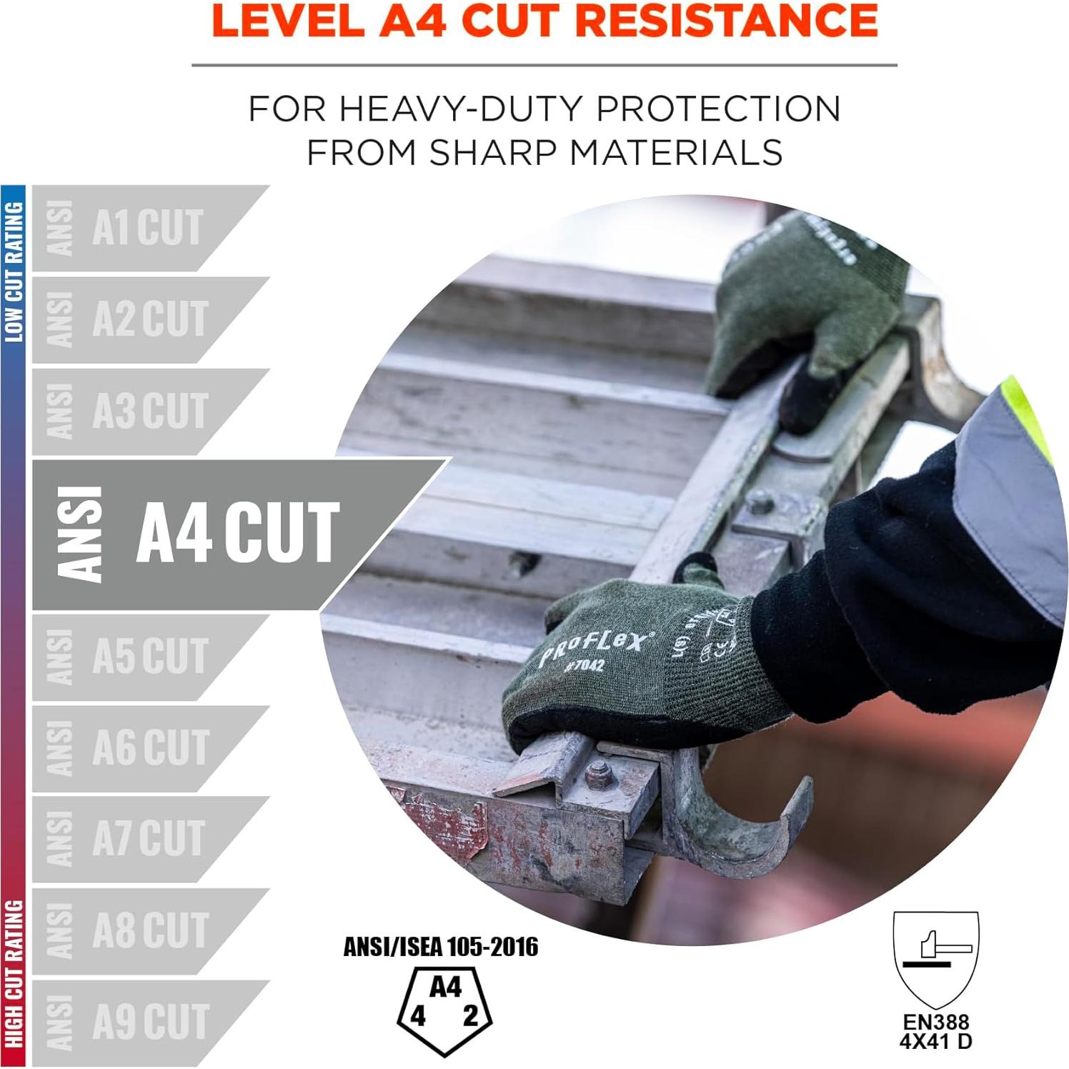 Guantes de Trabajo Ergodyne ProFlex 7042 A4 Resistentes al Calor