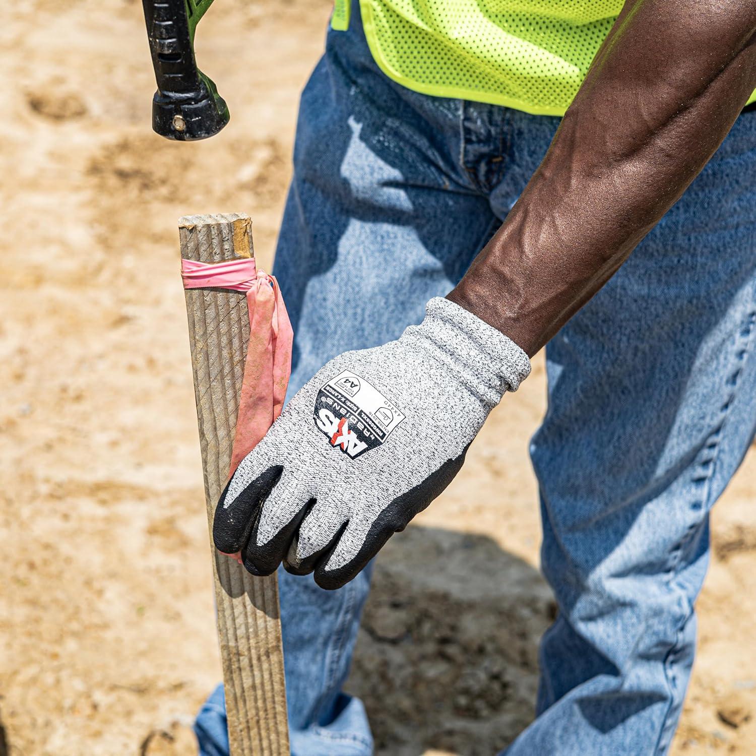 Guantes de Trabajo Radians RWG555 A4 Nitrilo Espumoso - Grande (Paquete de 12)