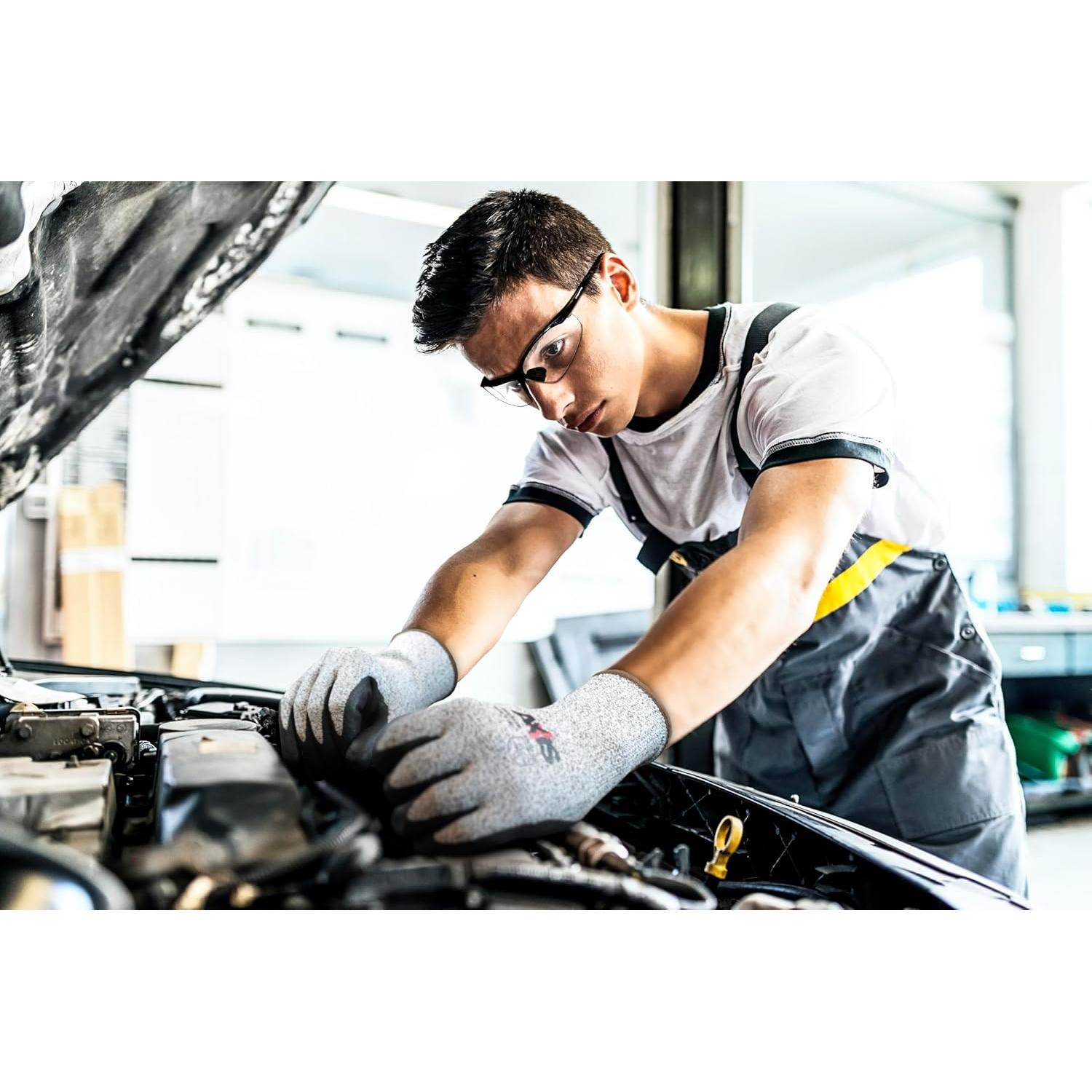 Guantes de Trabajo Radians RWG555 A4 Nitrilo Espumoso - Grande (Paquete de 12)