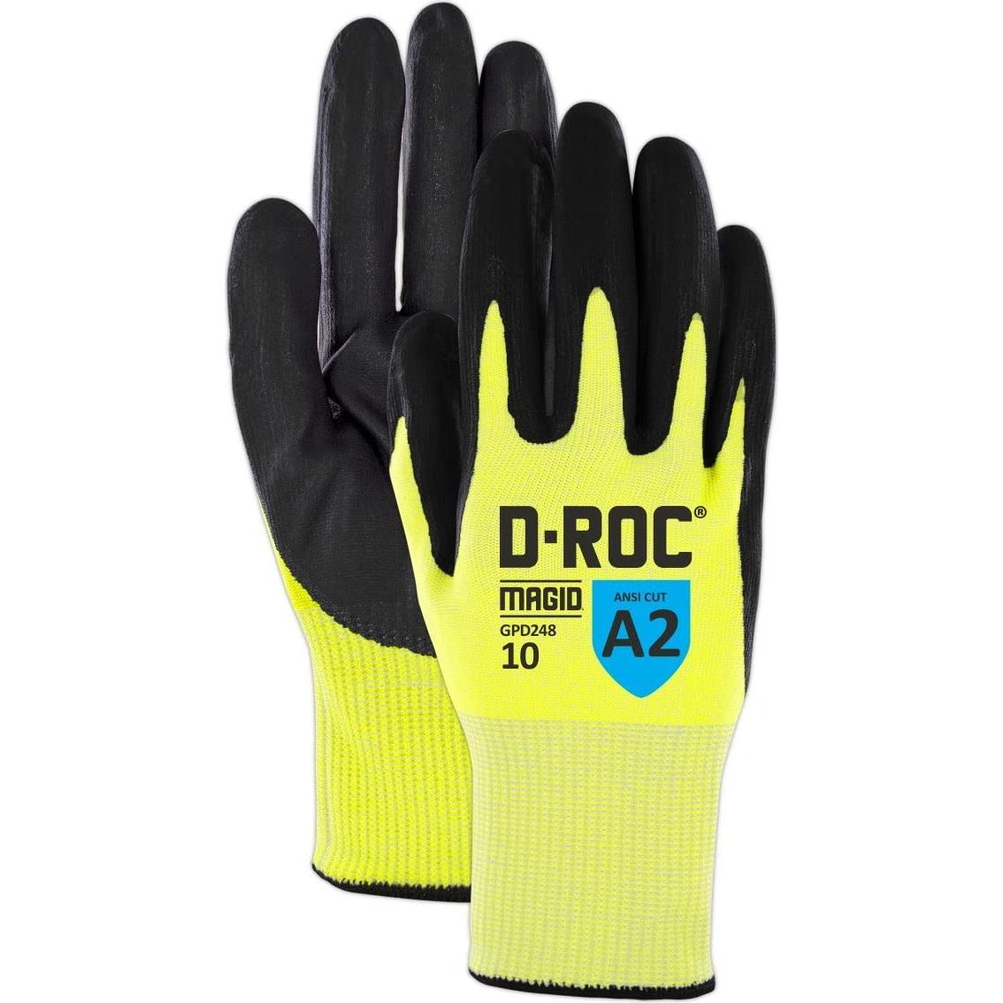 Guantes de Trabajo MAGID D-ROC A2 TriTek 15-Gauge 1 Par