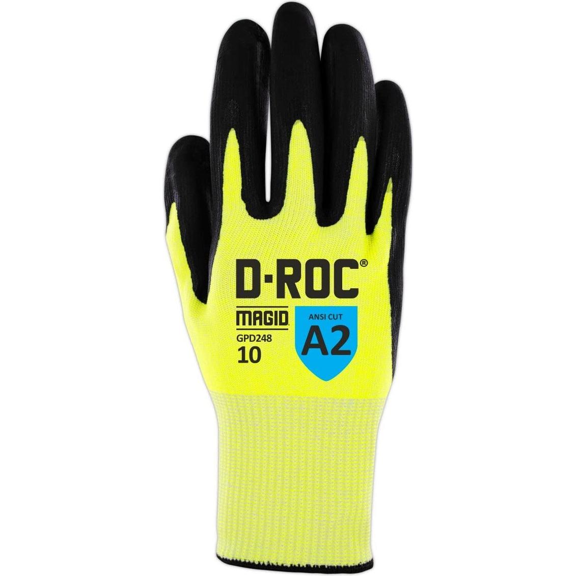 Guantes de Trabajo MAGID D-ROC A2 TriTek 15-Gauge 1 Par