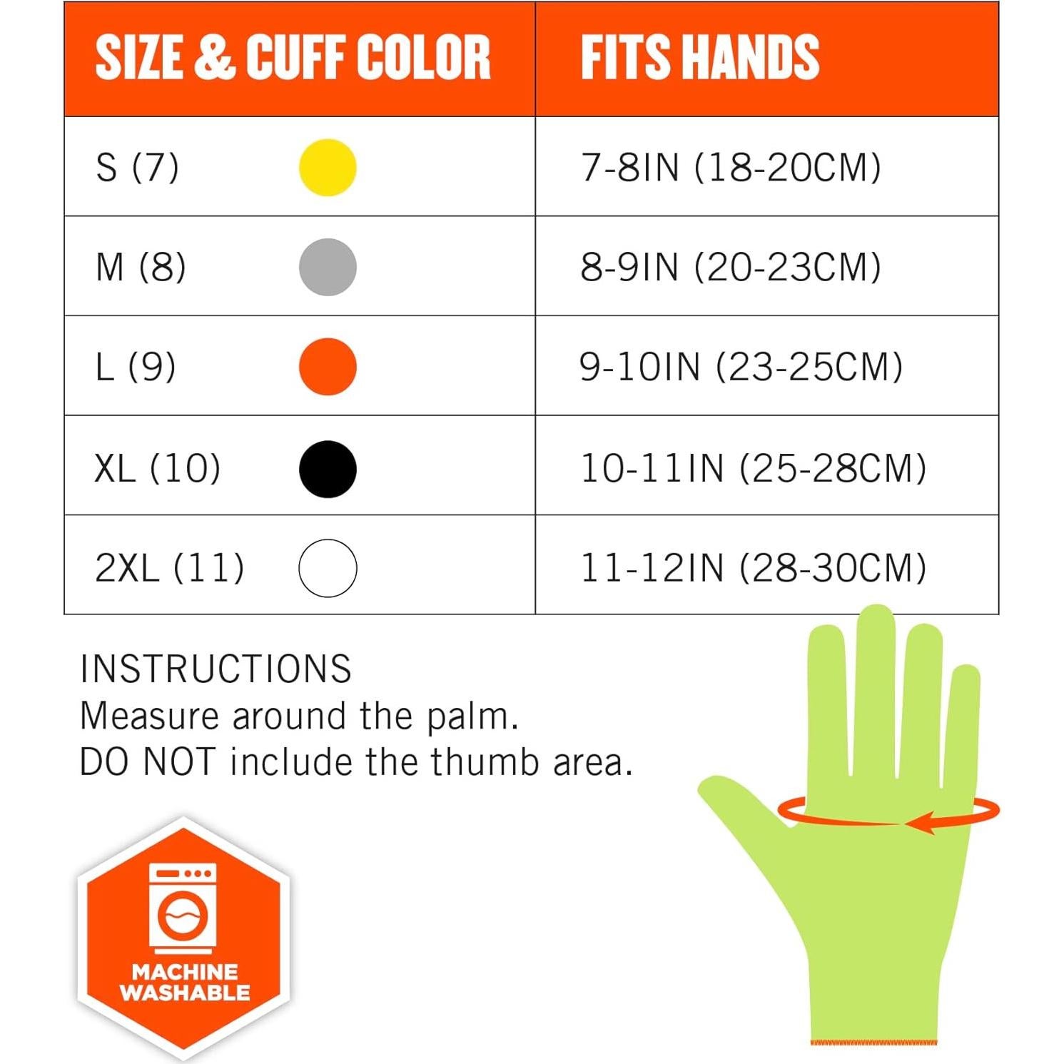 Guantes de Grado Alimentario Ergodyne ProFlex 7040 Nivel 5