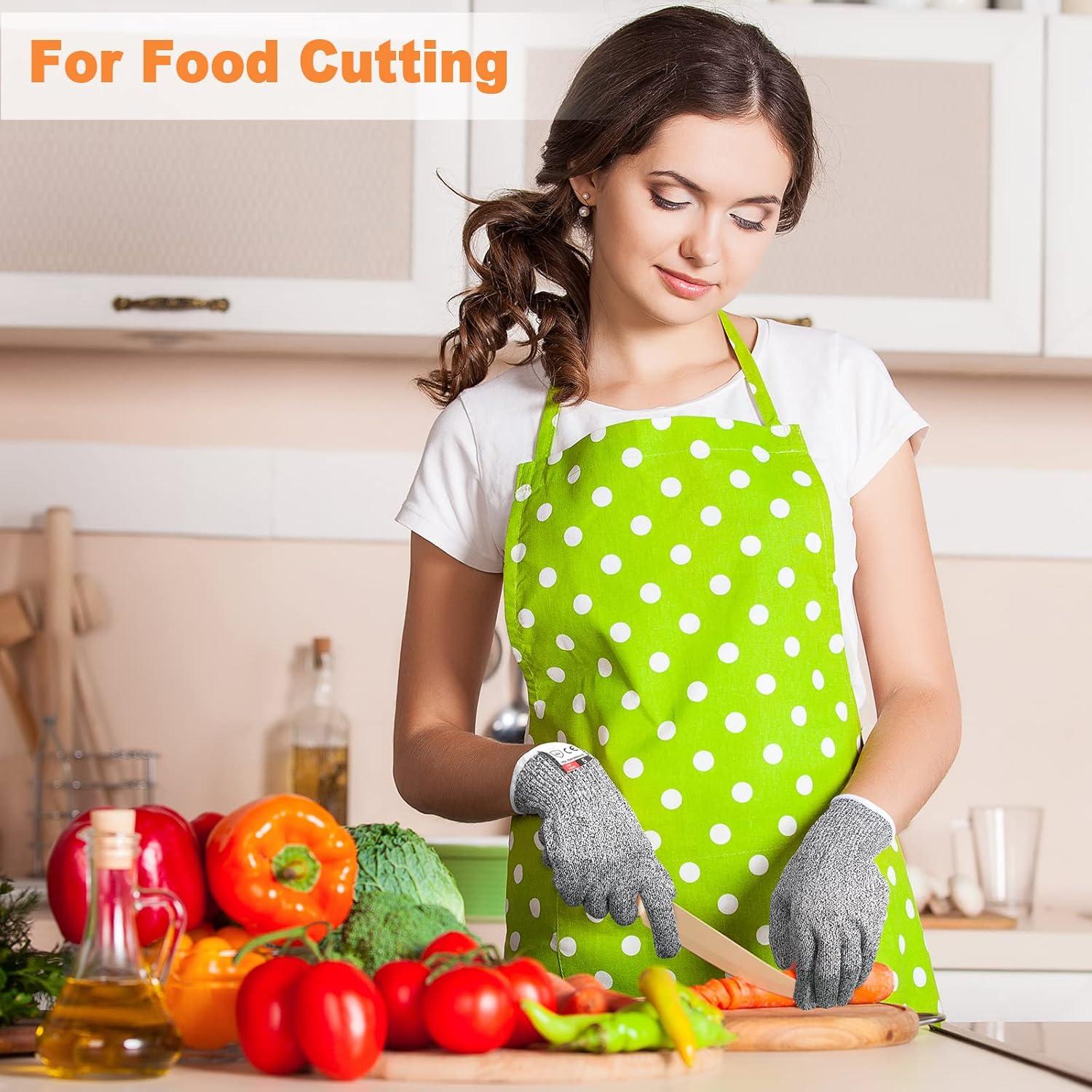 Guantes Resistentes a Cortes Nivel 5 Chuarry - 10 Pares Grande Gris