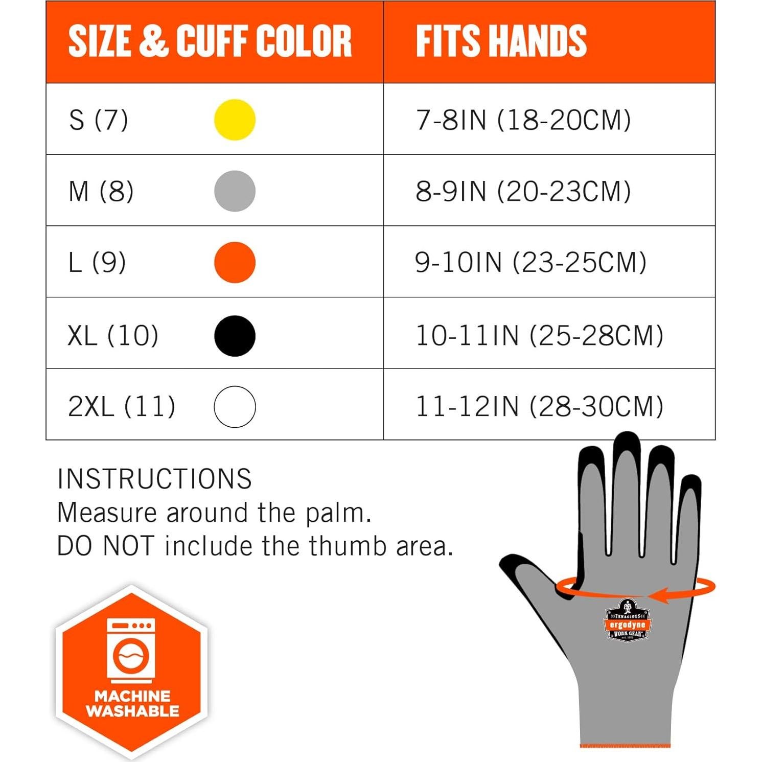 Guantes de Trabajo Ergodyne ProFlex 7031 Nitrilo A3 1 Cuenta