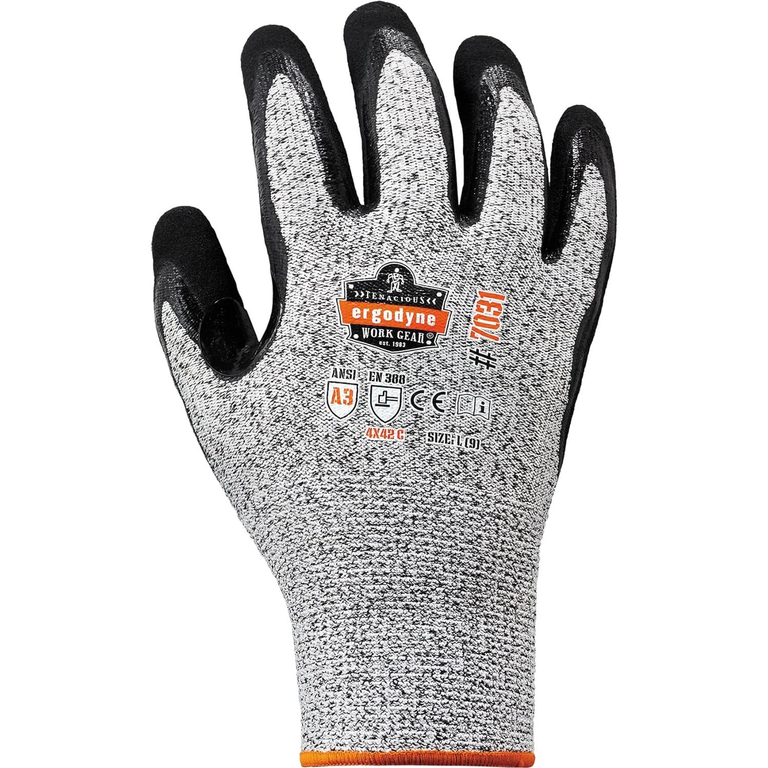 Guantes de Trabajo Ergodyne ProFlex 7031 Nitrilo A3 1 Cuenta