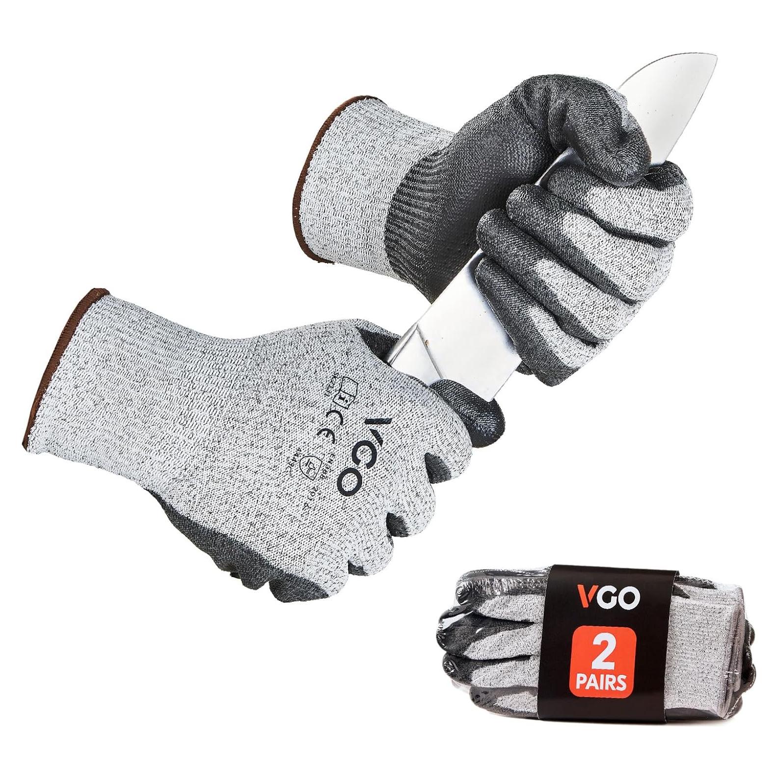 Guantes Resistentes a Cortes Vgo ANSI A3 EN388 Nivel 5 - Mediano
